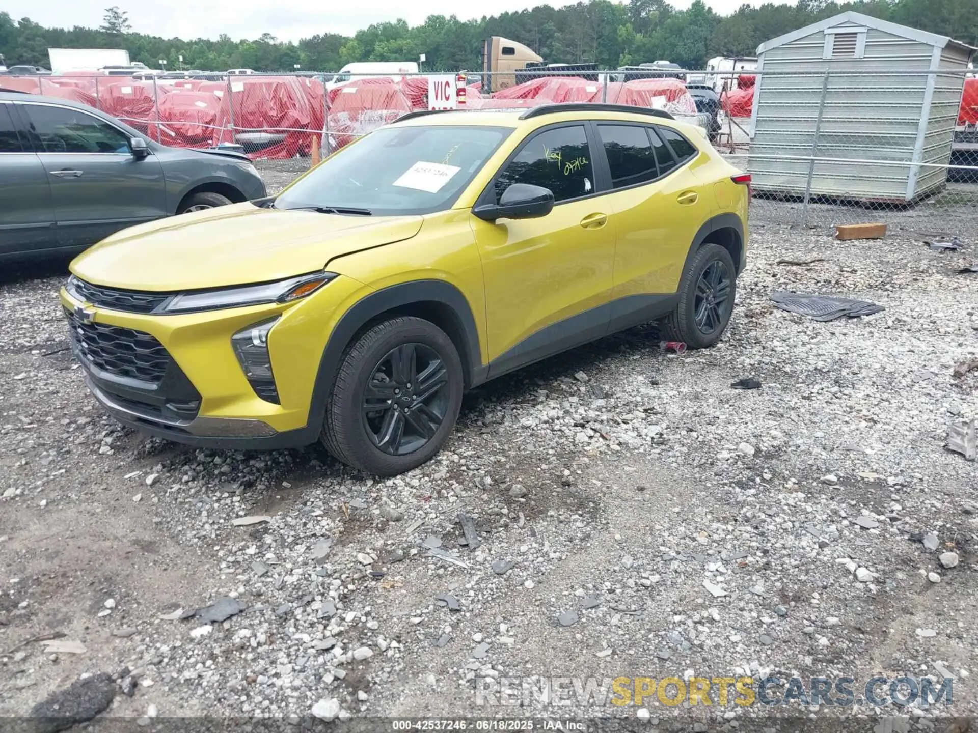 2 fotografías del automóvil dañado KL77LKE27RC109883 CHEVROLET TRAX 2024