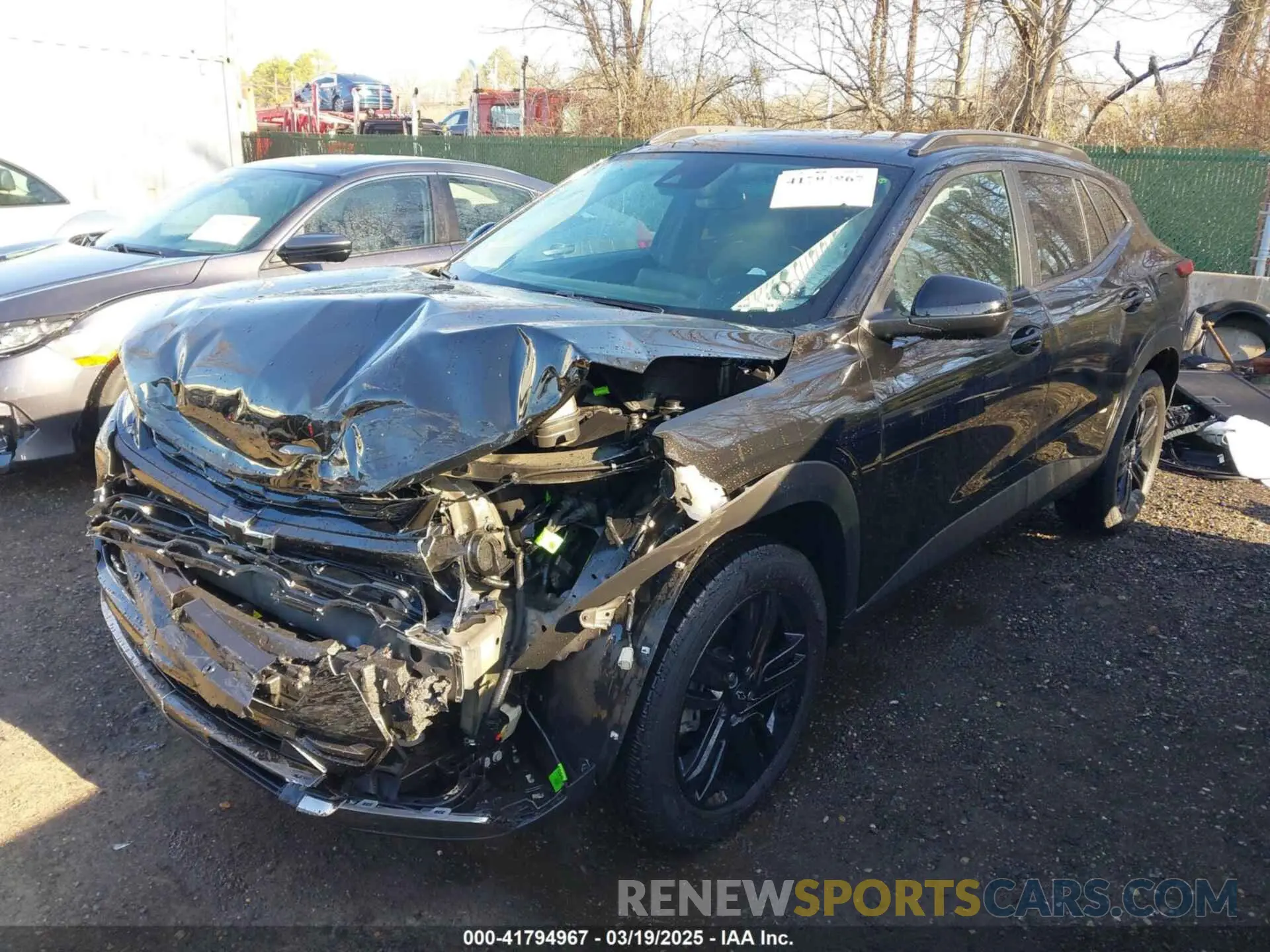 2 fotografías del automóvil dañado KL77LKE27RC127493 CHEVROLET TRAX 2024