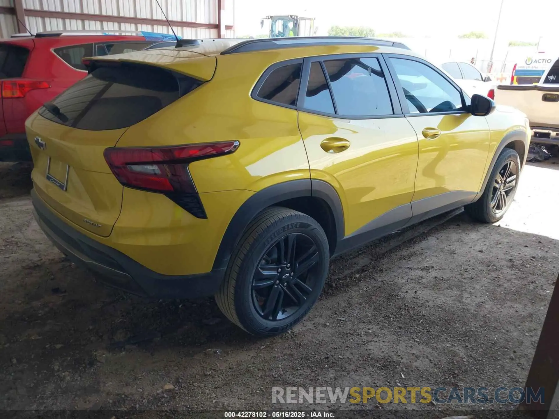 4 fotografías del automóvil dañado KL77LKE28RC015866 CHEVROLET TRAX 2024
