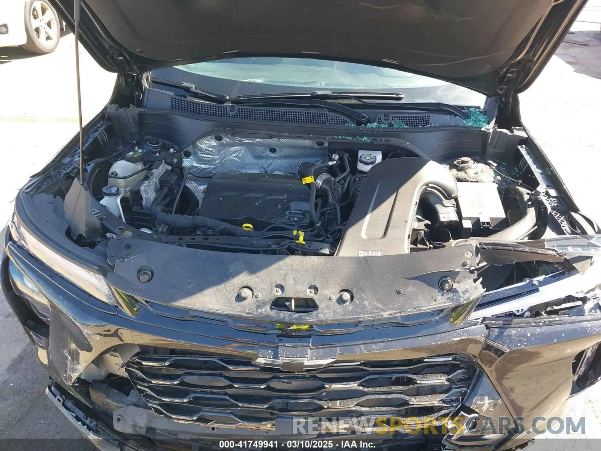 10 fotografías del automóvil dañado KL77LKE28RC076537 CHEVROLET TRAX 2024