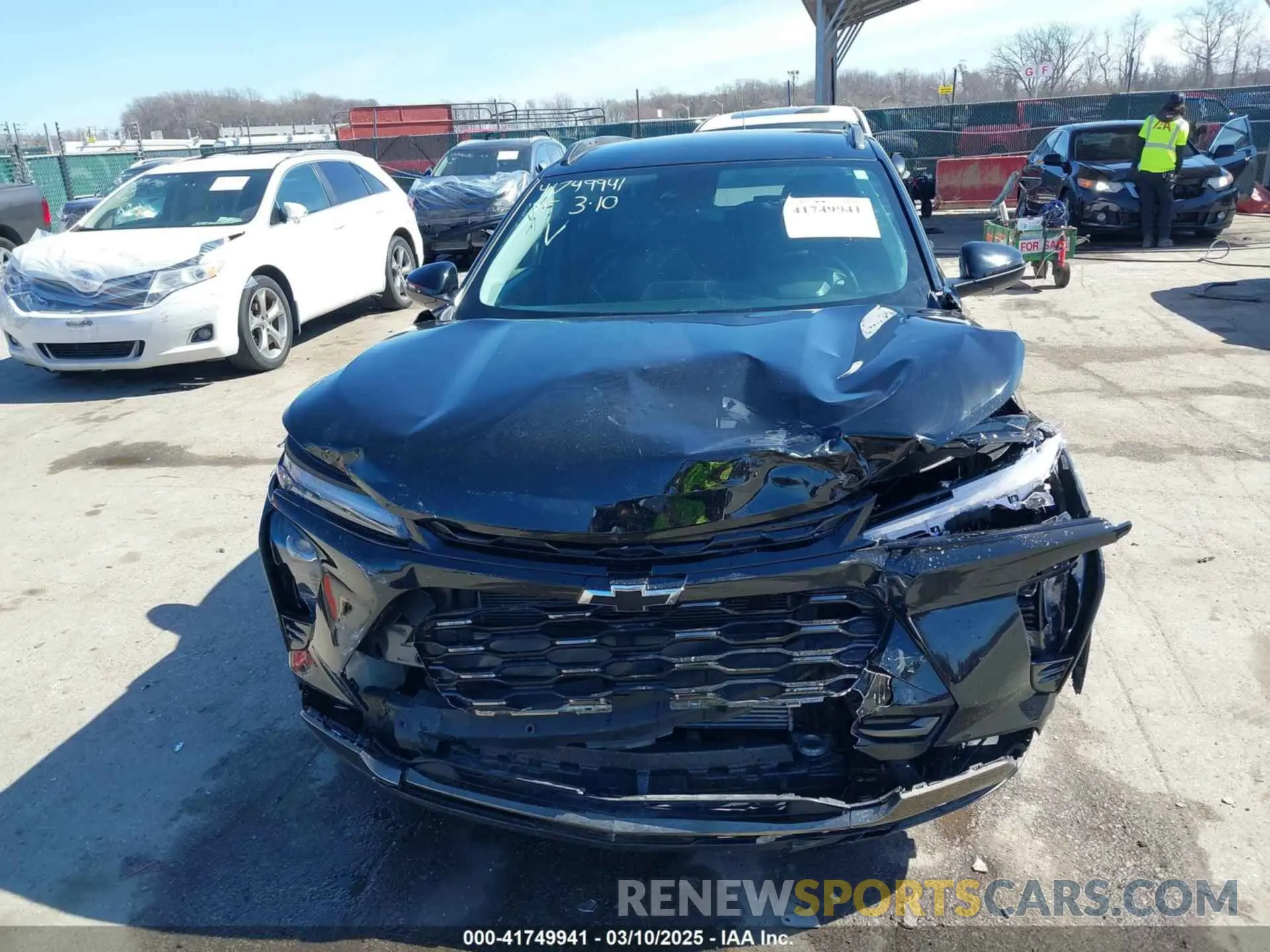 12 fotografías del automóvil dañado KL77LKE28RC076537 CHEVROLET TRAX 2024