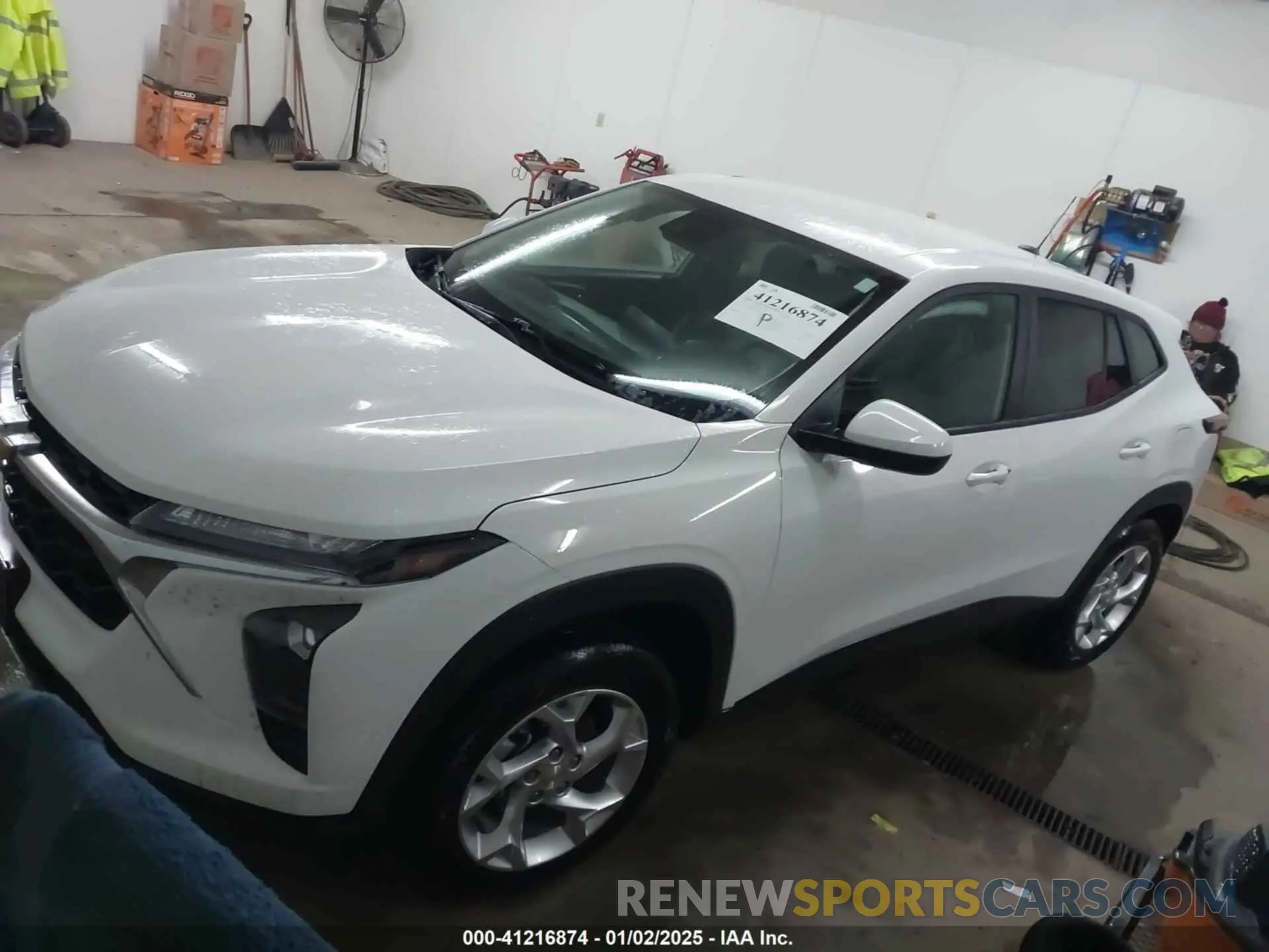 2 fotografías del automóvil dañado KL77LFEP1SC096749 CHEVROLET TRAX 2025