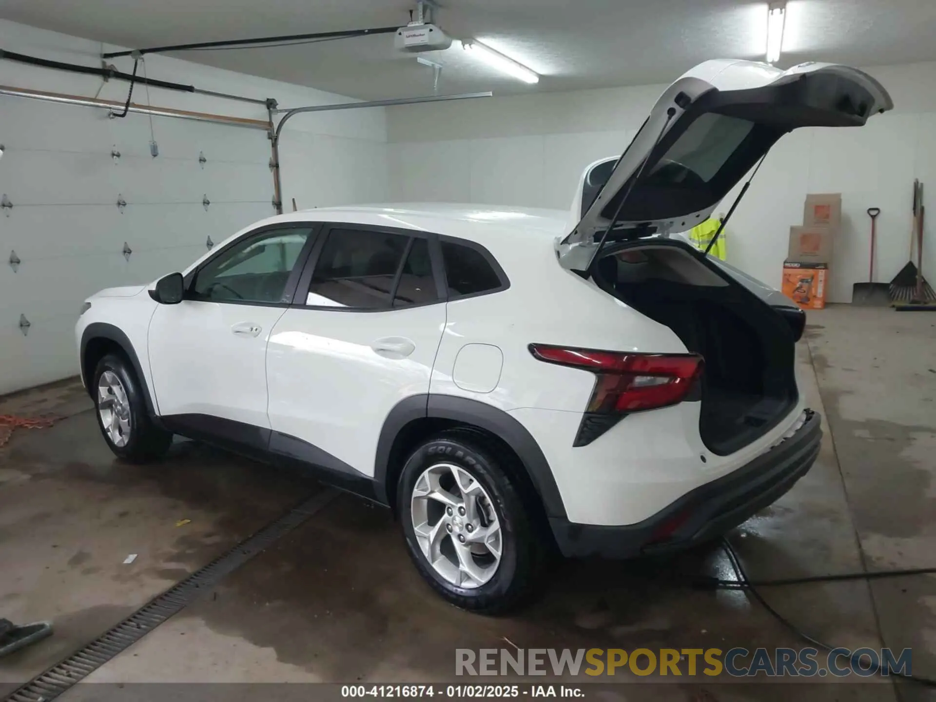 3 fotografías del automóvil dañado KL77LFEP1SC096749 CHEVROLET TRAX 2025