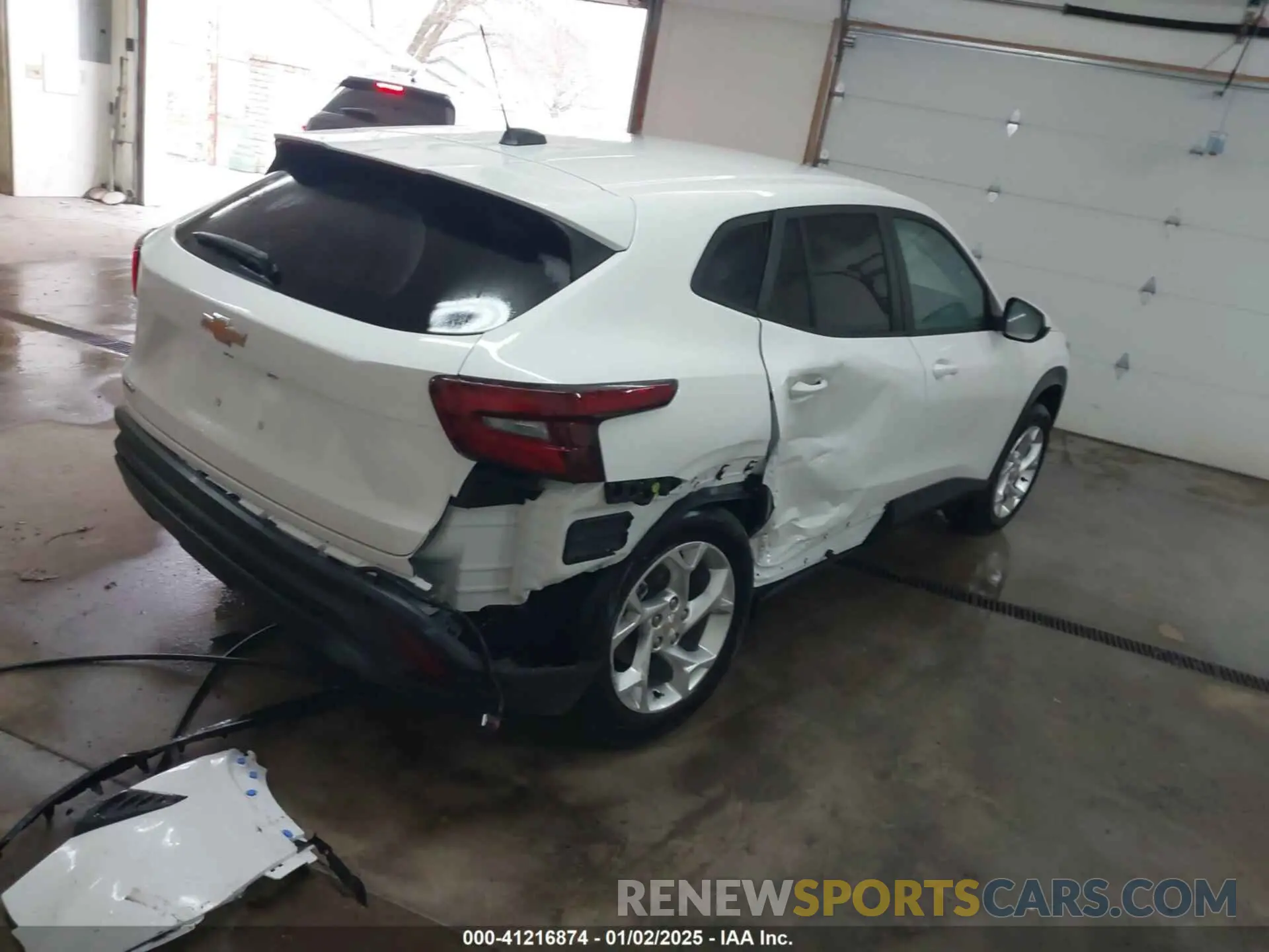 4 fotografías del automóvil dañado KL77LFEP1SC096749 CHEVROLET TRAX 2025