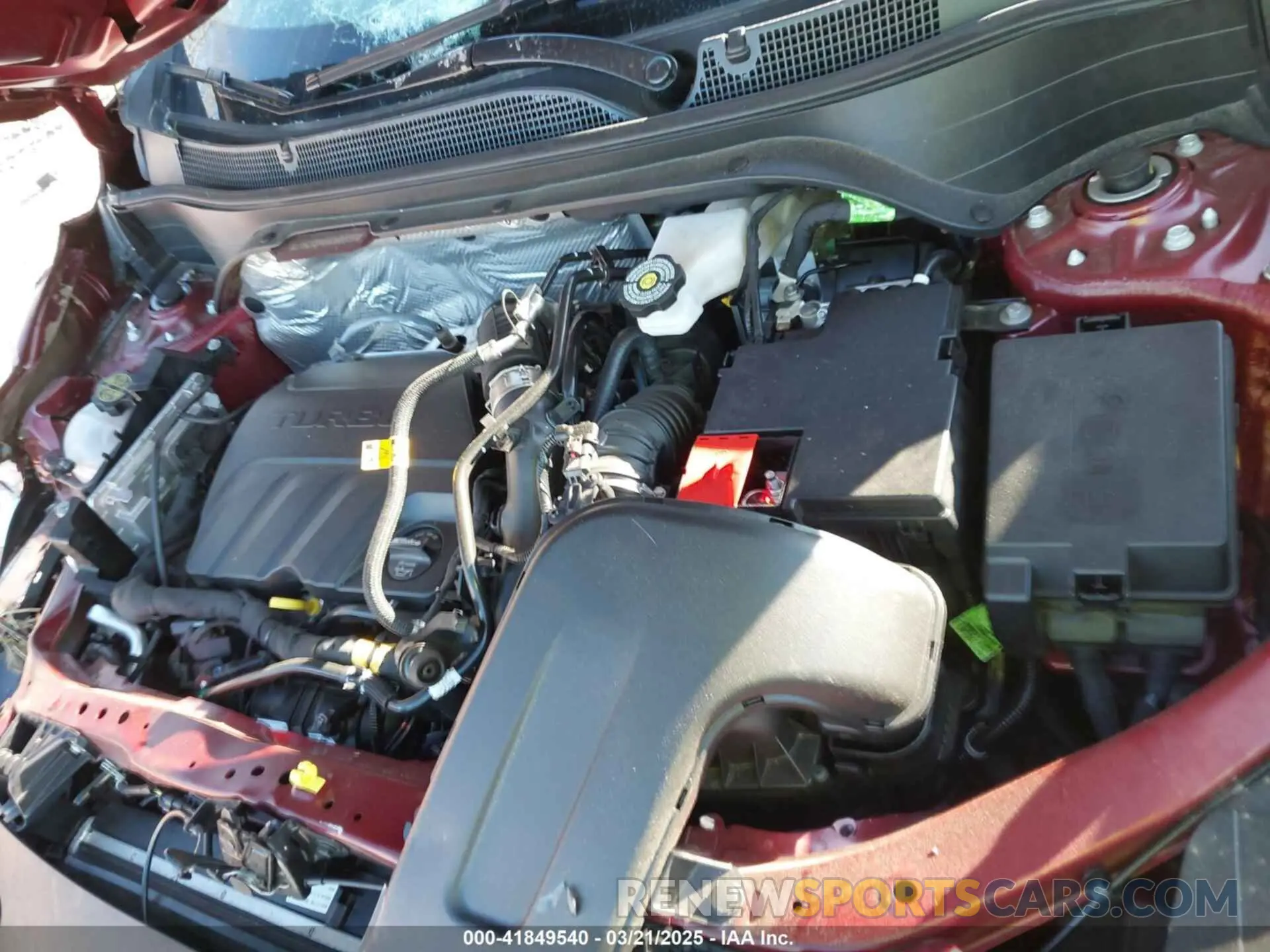 10 fotografías del automóvil dañado KL77LFEP3SC008512 CHEVROLET TRAX 2025