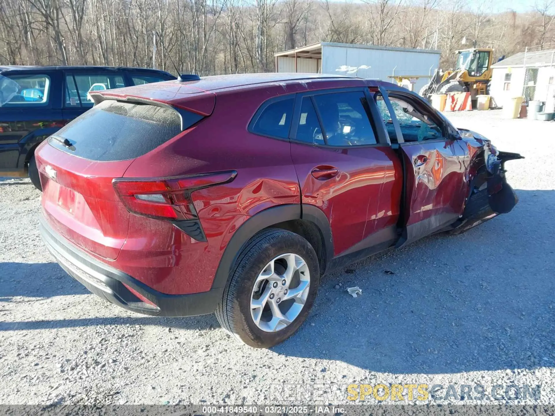 4 fotografías del automóvil dañado KL77LFEP3SC008512 CHEVROLET TRAX 2025