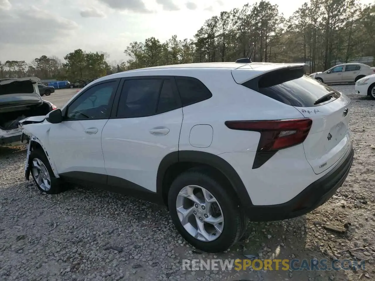 2 fotografías del automóvil dañado KL77LFEP3SC056429 CHEVROLET TRAX 2025