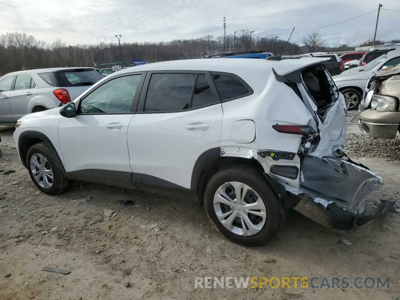 2 fotografías del automóvil dañado KL77LFEP3SC117858 CHEVROLET TRAX 2025