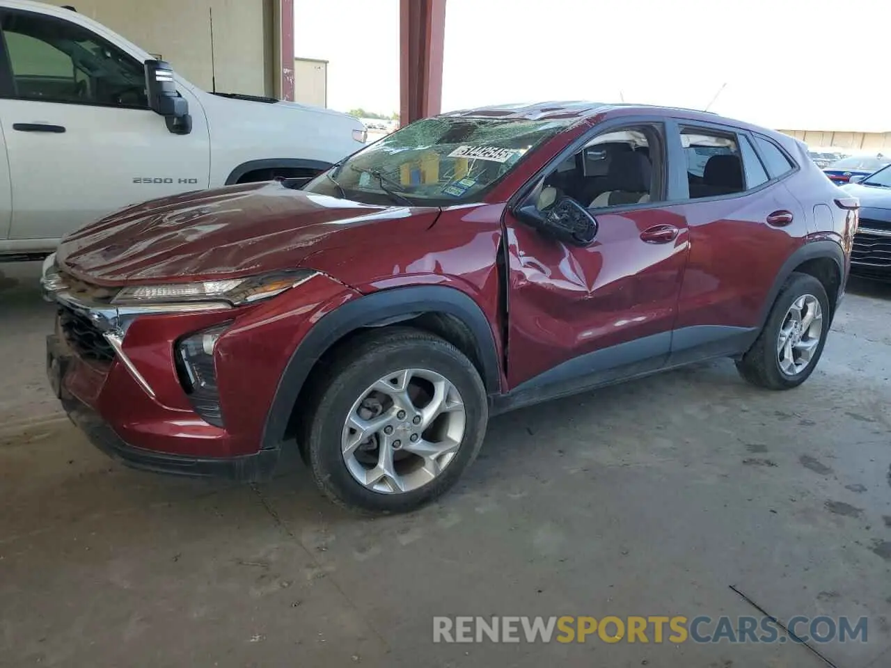 1 fotografías del automóvil dañado KL77LFEP7SC035888 CHEVROLET TRAX 2025