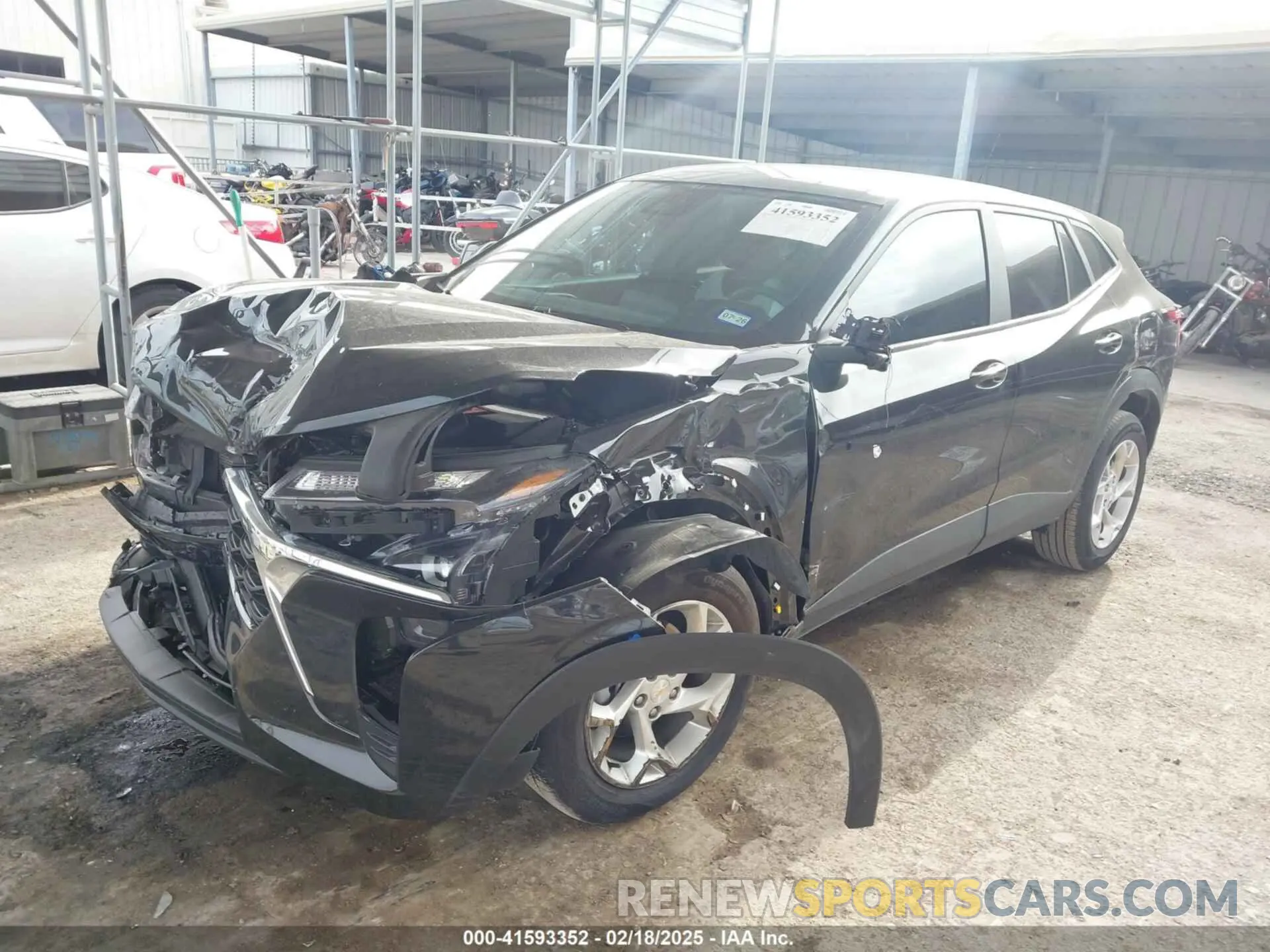 2 fotografías del automóvil dañado KL77LFEP7SC046843 CHEVROLET TRAX 2025
