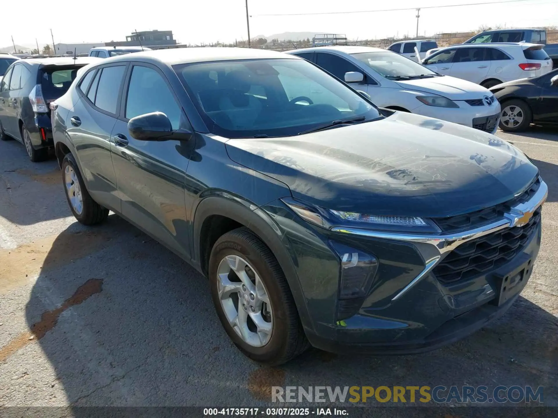 1 fotografías del automóvil dañado KL77LFEP8SC066146 CHEVROLET TRAX 2025