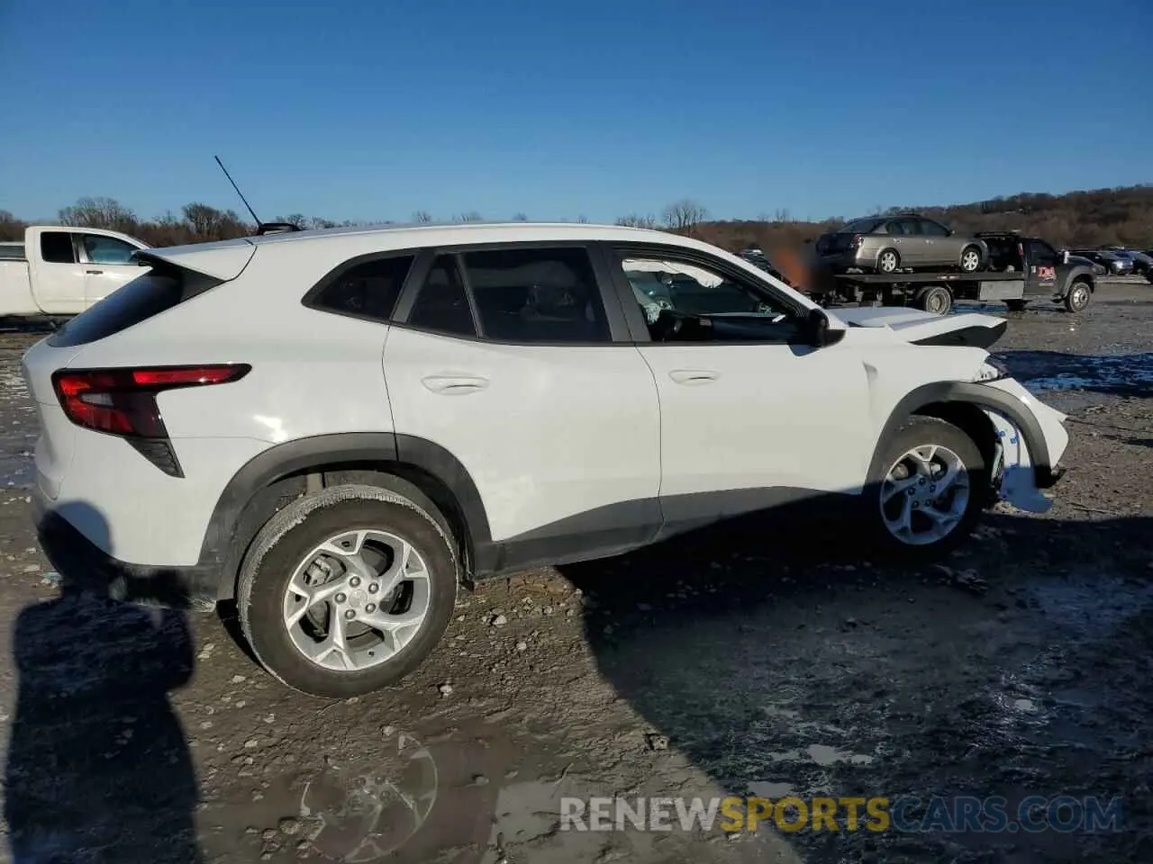 3 fotografías del automóvil dañado KL77LFEP9SC045001 CHEVROLET TRAX 2025