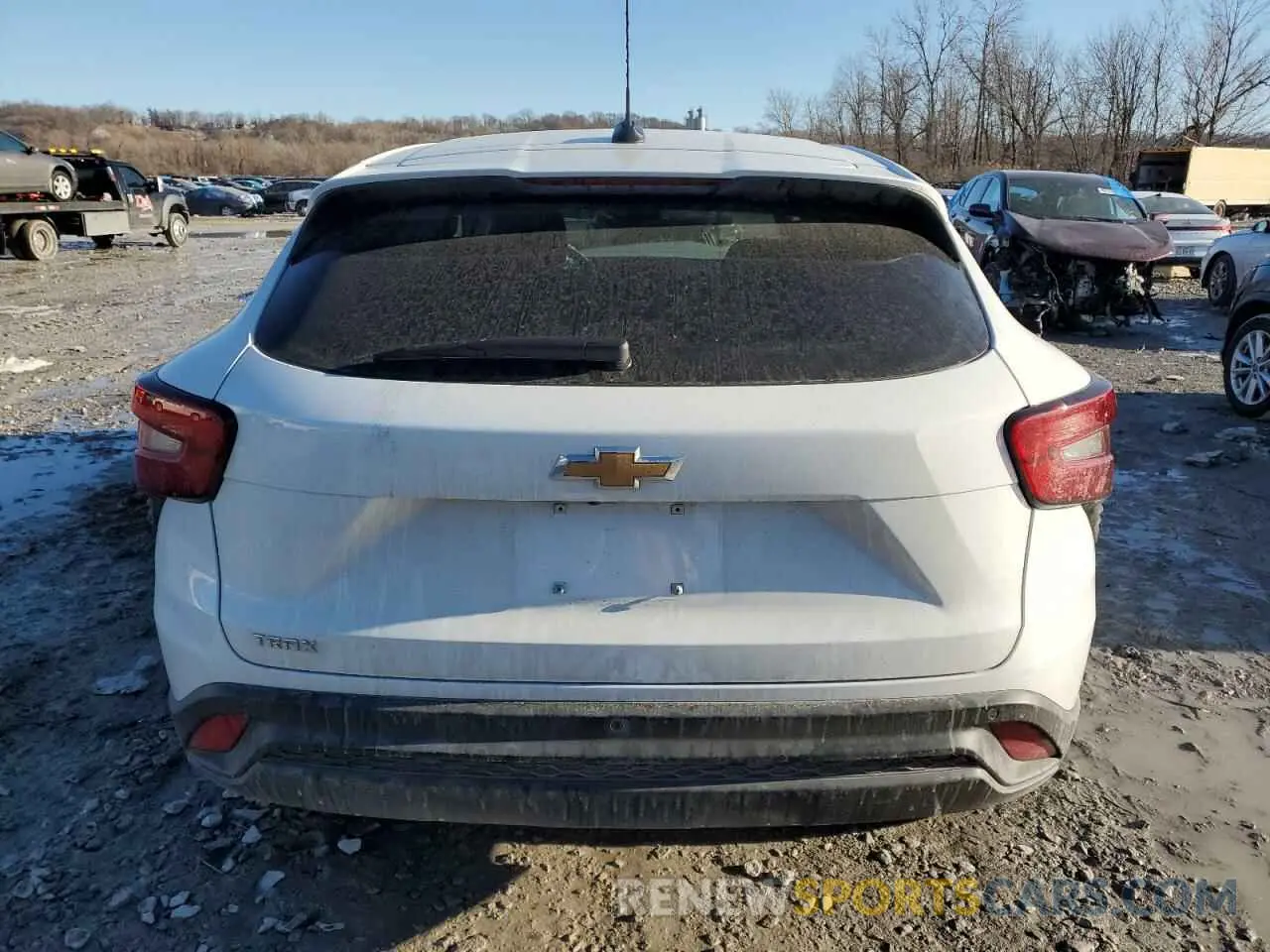 6 fotografías del automóvil dañado KL77LFEP9SC045001 CHEVROLET TRAX 2025
