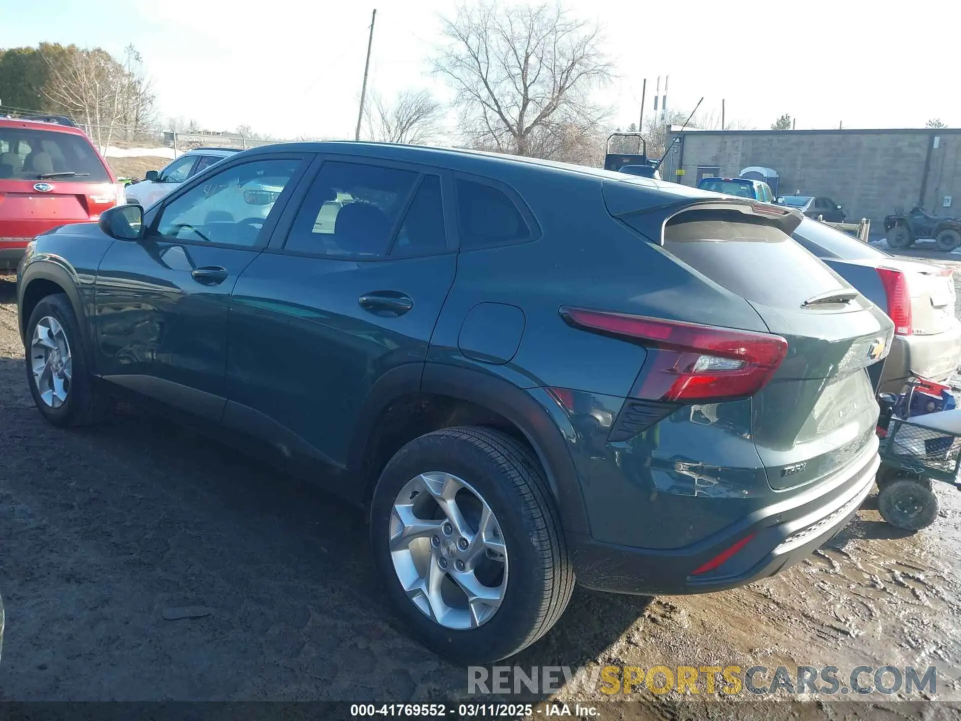 3 fotografías del automóvil dañado KL77LFEP9SC181886 CHEVROLET TRAX 2025