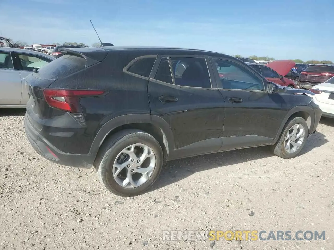 3 fotografías del automóvil dañado KL77LFEPXSC001959 CHEVROLET TRAX 2025