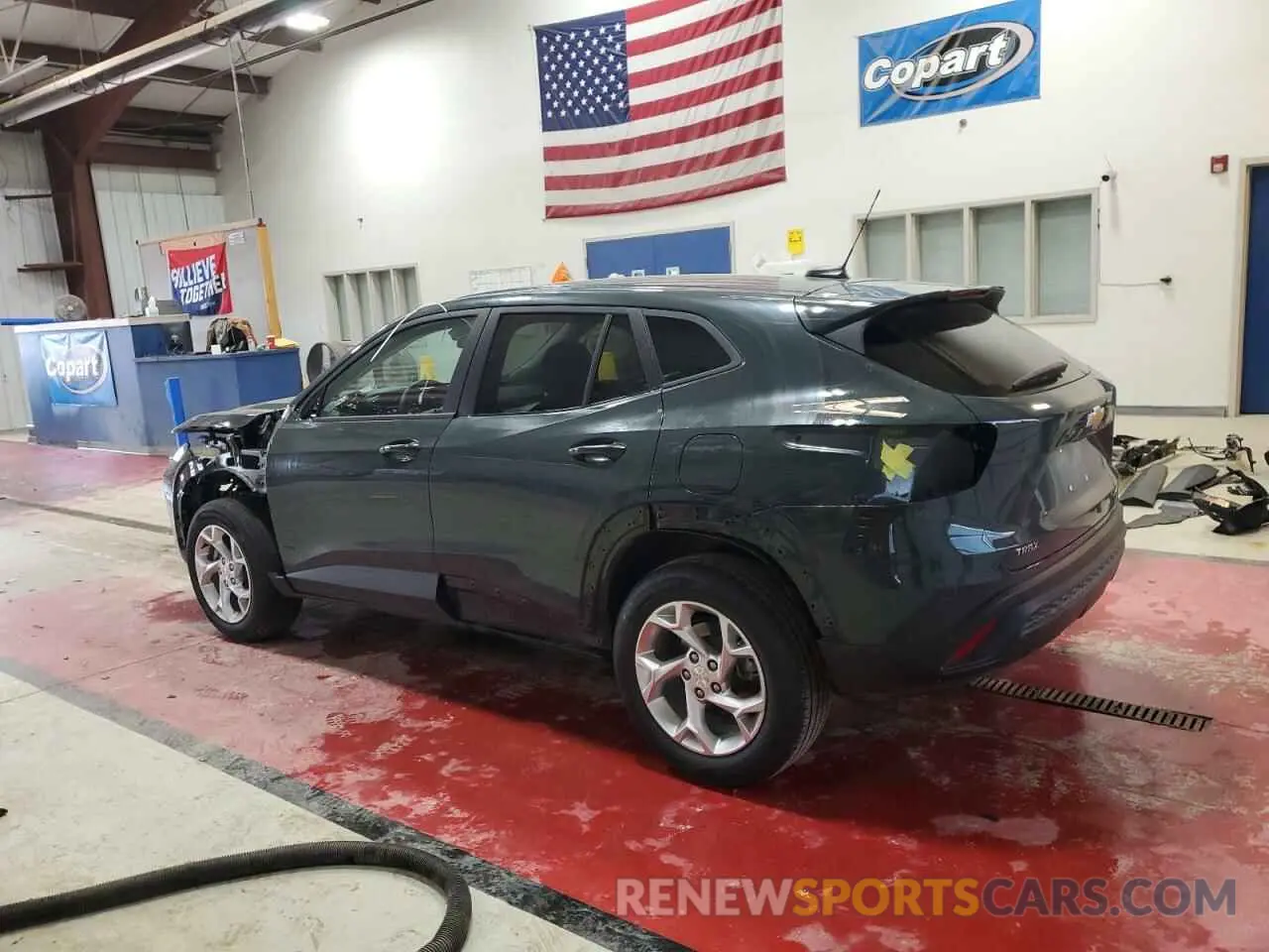 2 fotografías del automóvil dañado KL77LFEPXSC088326 CHEVROLET TRAX 2025