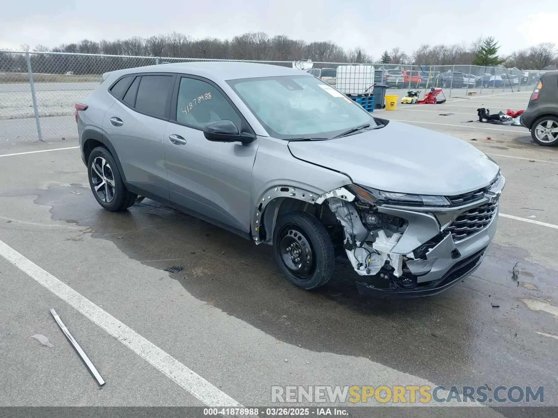 1 fotografías del automóvil dañado KL77LGEP4SC031528 CHEVROLET TRAX 2025