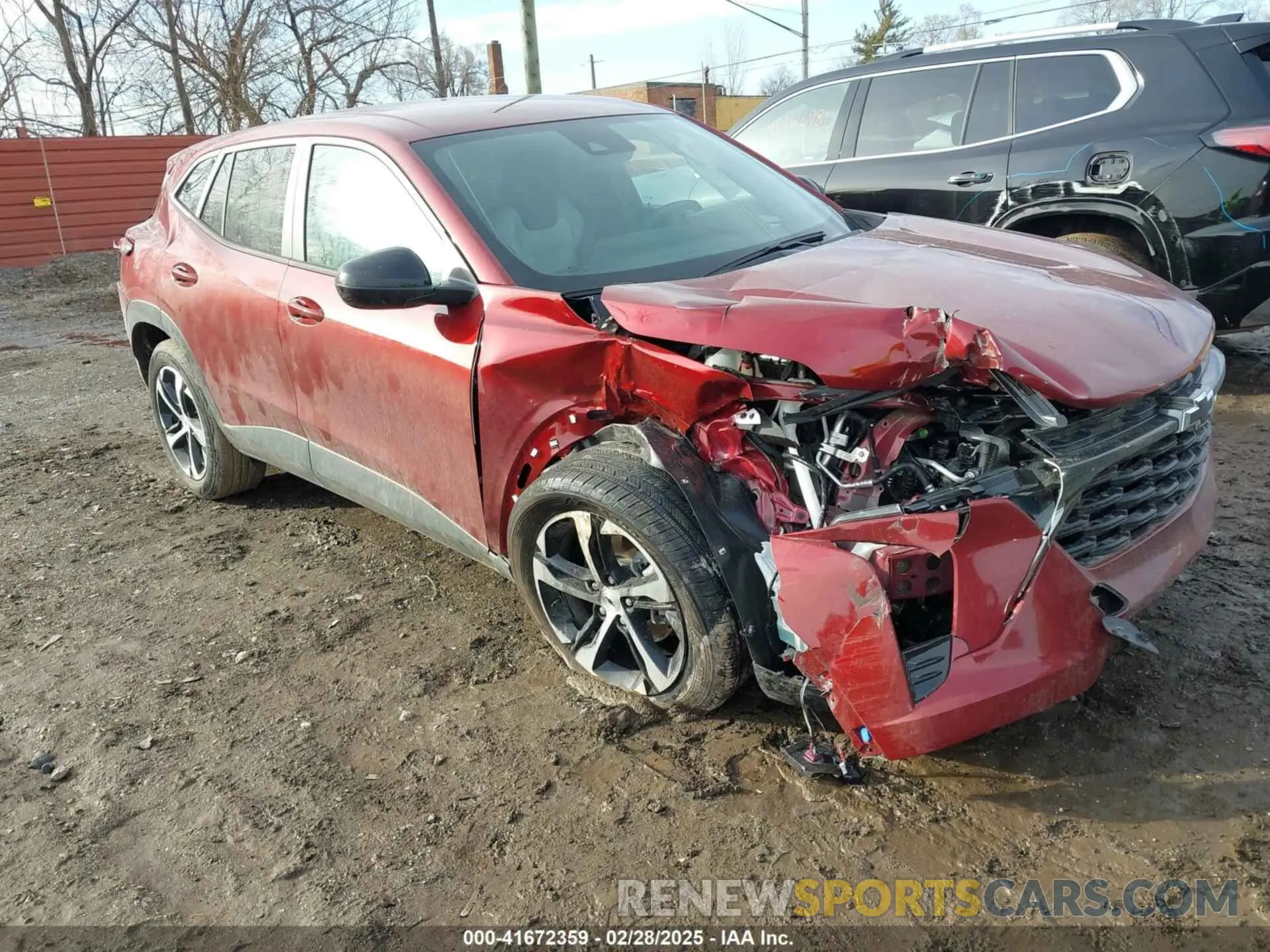 1 fotografías del automóvil dañado KL77LGEP5SC121741 CHEVROLET TRAX 2025