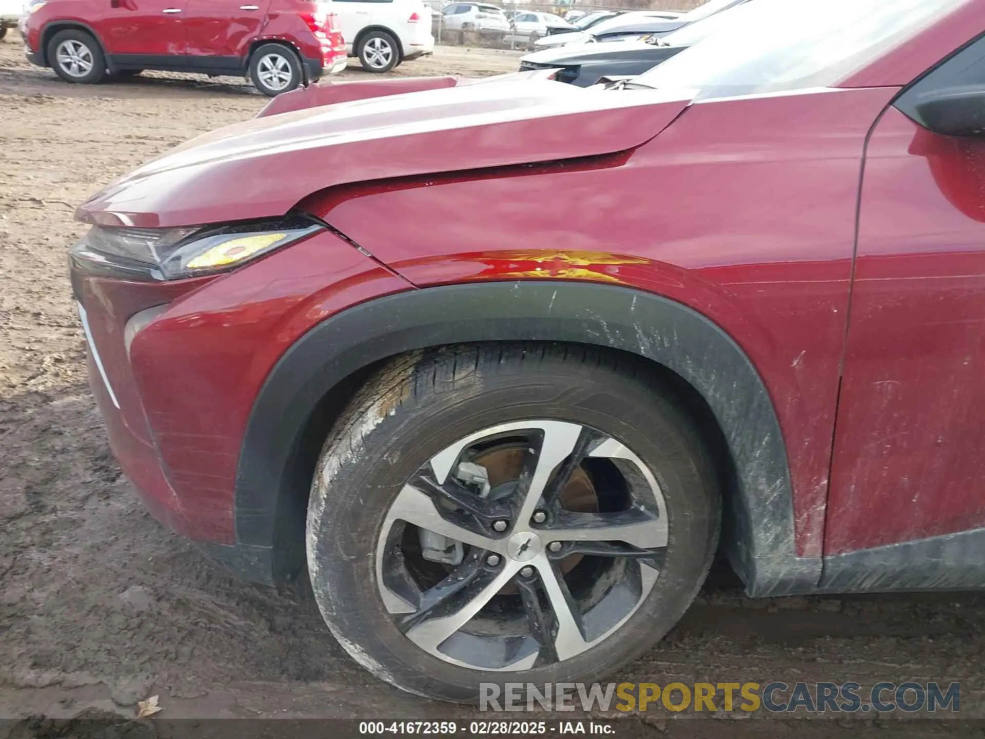 18 fotografías del automóvil dañado KL77LGEP5SC121741 CHEVROLET TRAX 2025