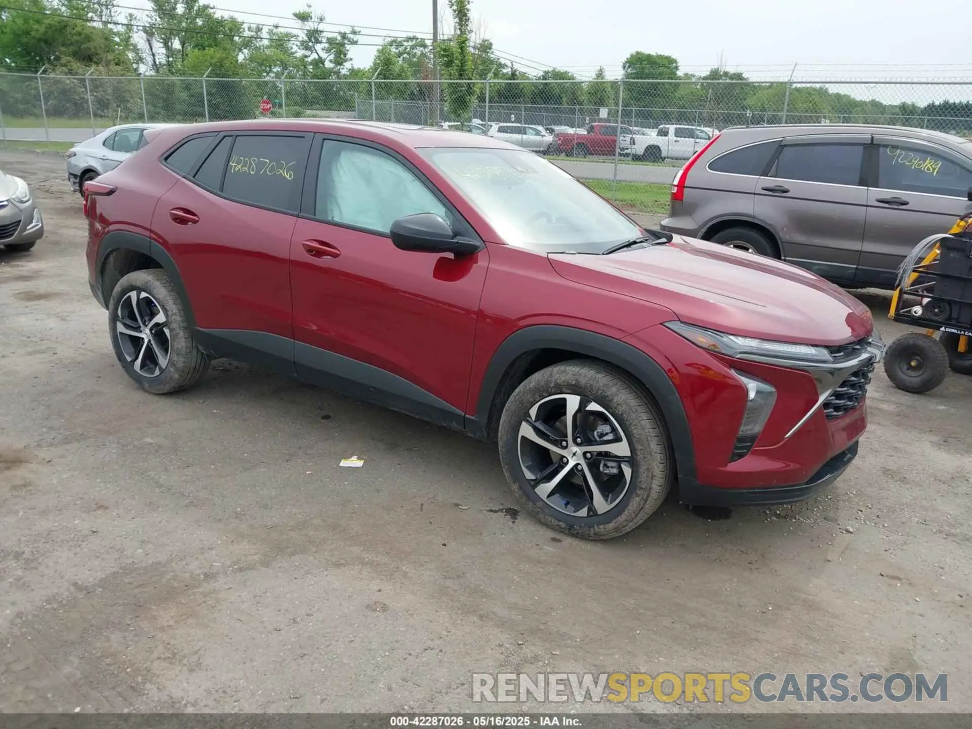 1 fotografías del automóvil dañado KL77LGEP8SC121717 CHEVROLET TRAX 2025