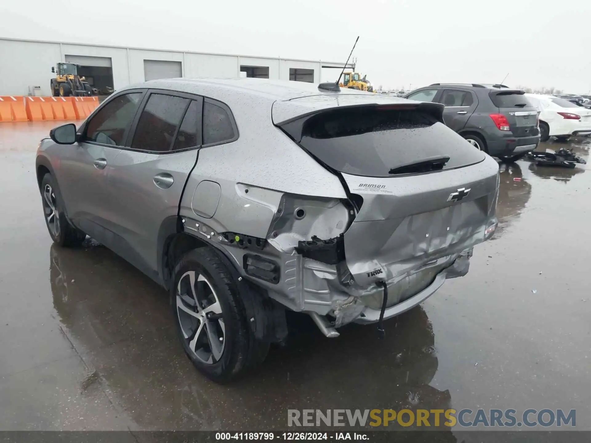 3 fotografías del automóvil dañado KL77LGEP9SC033601 CHEVROLET TRAX 2025