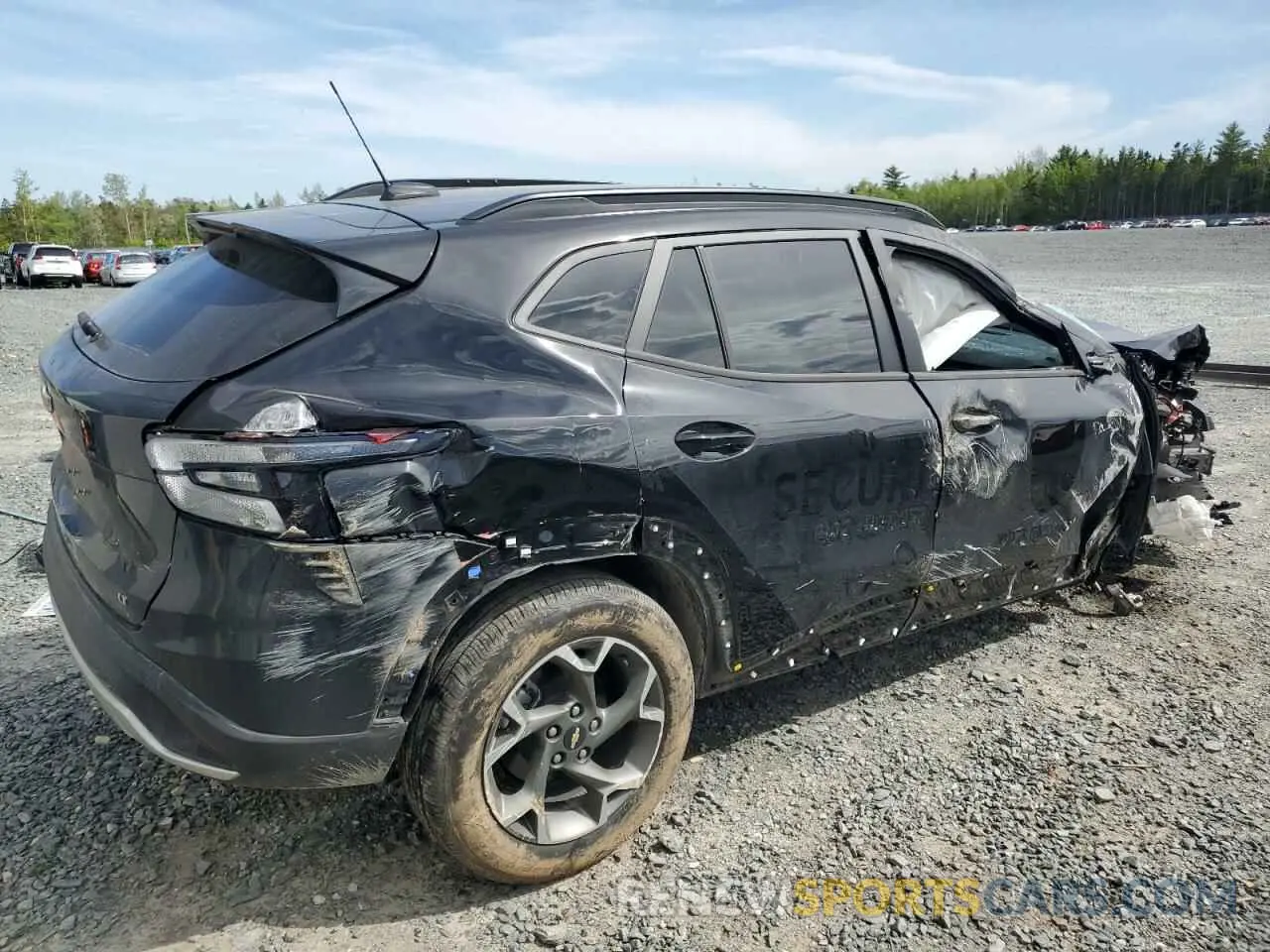 3 fotografías del automóvil dañado KL77LHE25SC164969 CHEVROLET TRAX 2025