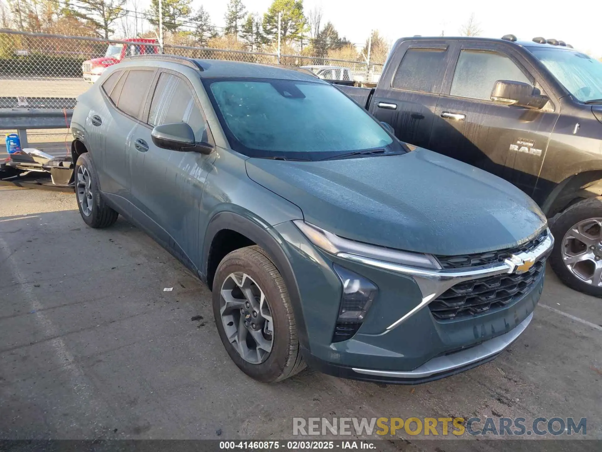 1 fotografías del automóvil dañado KL77LHEP0SC103136 CHEVROLET TRAX 2025