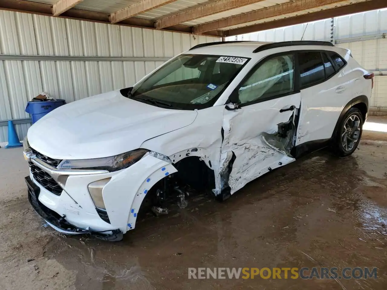 1 fotografías del automóvil dañado KL77LHEP0SC225172 CHEVROLET TRAX 2025