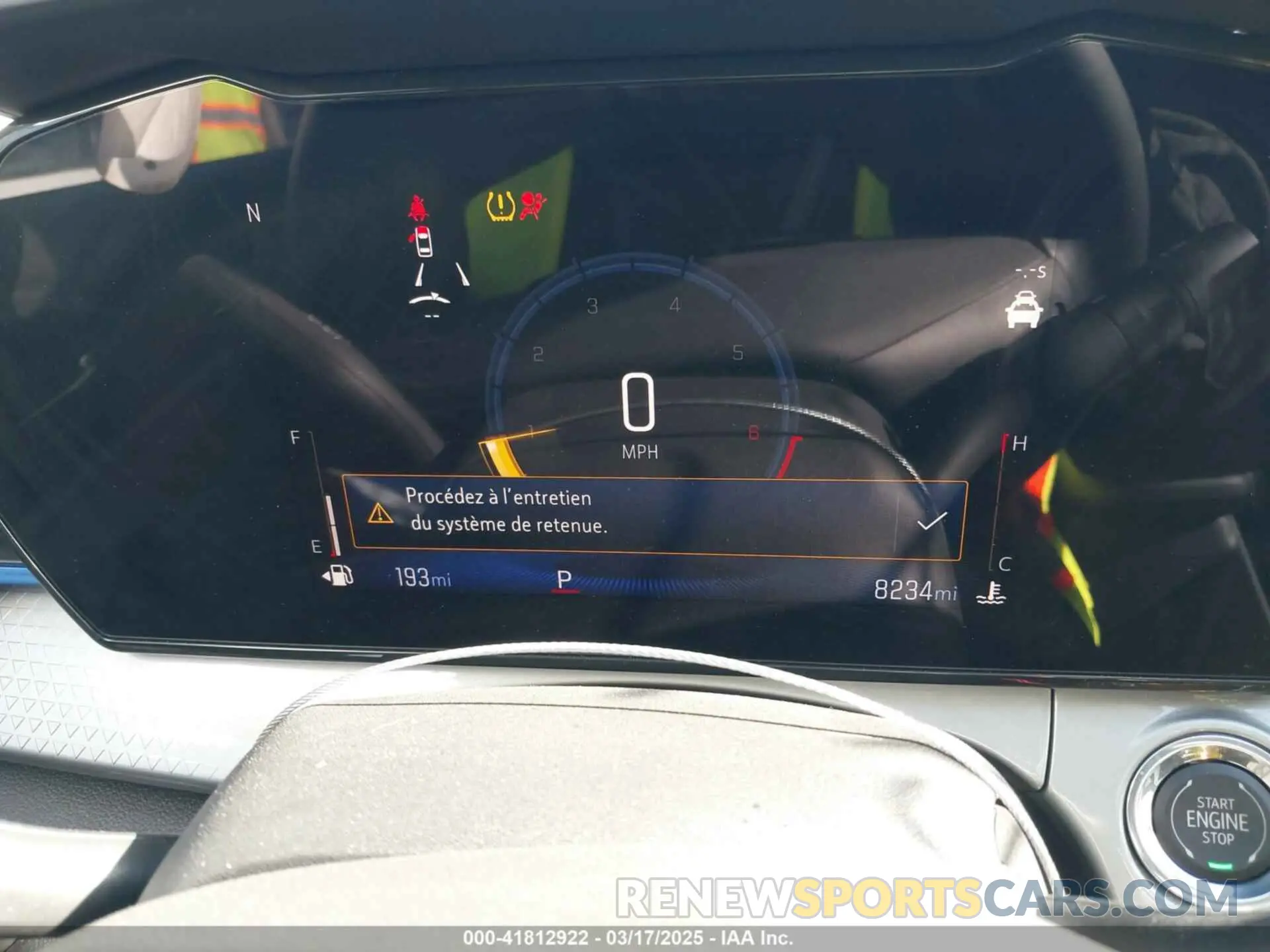 7 fotografías del automóvil dañado KL77LHEP1SC084399 CHEVROLET TRAX 2025