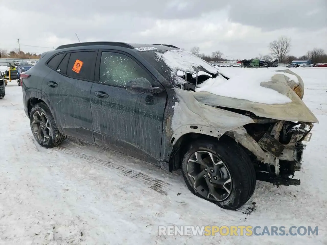 4 fotografías del automóvil dañado KL77LHEP2SC049161 CHEVROLET TRAX 2025