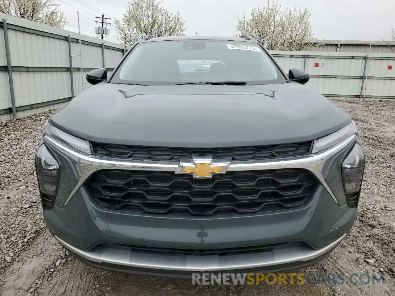 5 fotografías del automóvil dañado KL77LHEP2SC063609 CHEVROLET TRAX 2025
