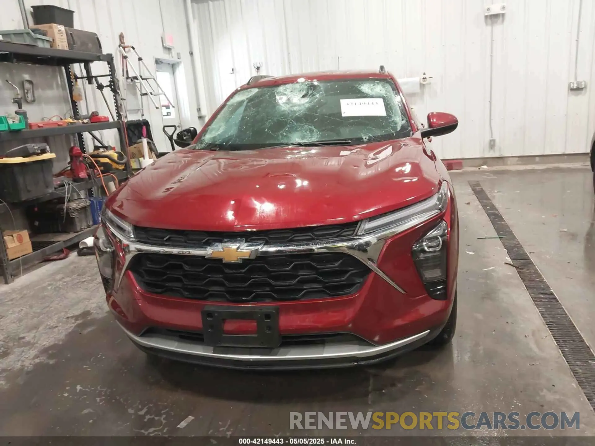 12 fotografías del automóvil dañado KL77LHEP5SC006868 CHEVROLET TRAX 2025