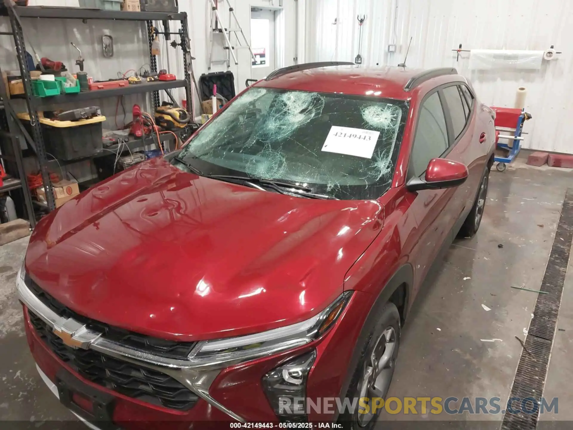 6 fotografías del automóvil dañado KL77LHEP5SC006868 CHEVROLET TRAX 2025