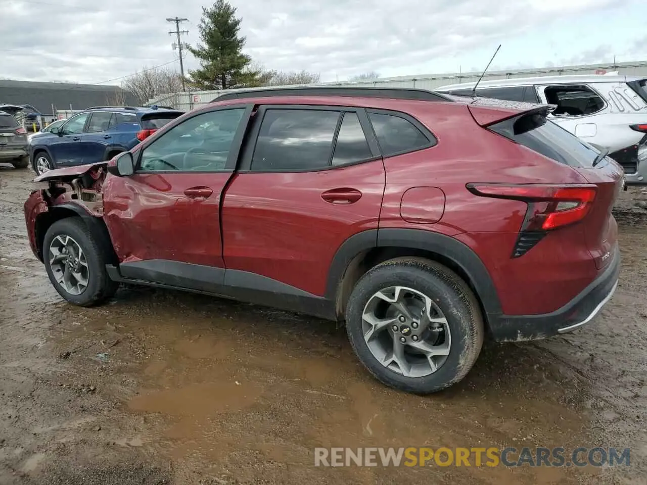 2 fotografías del automóvil dañado KL77LHEP5SC172078 CHEVROLET TRAX 2025