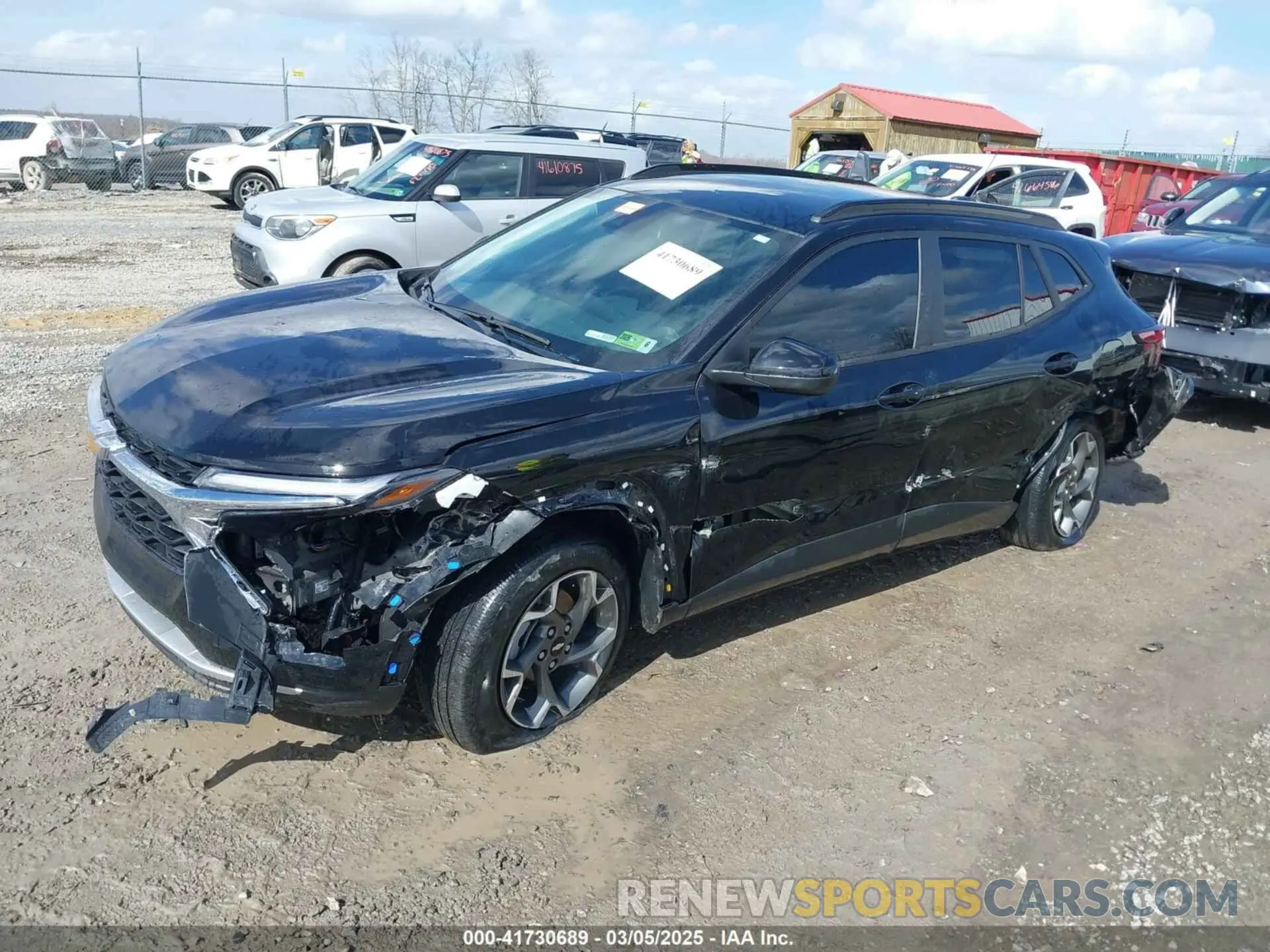 2 fotografías del automóvil dañado KL77LHEP6SC016096 CHEVROLET TRAX 2025