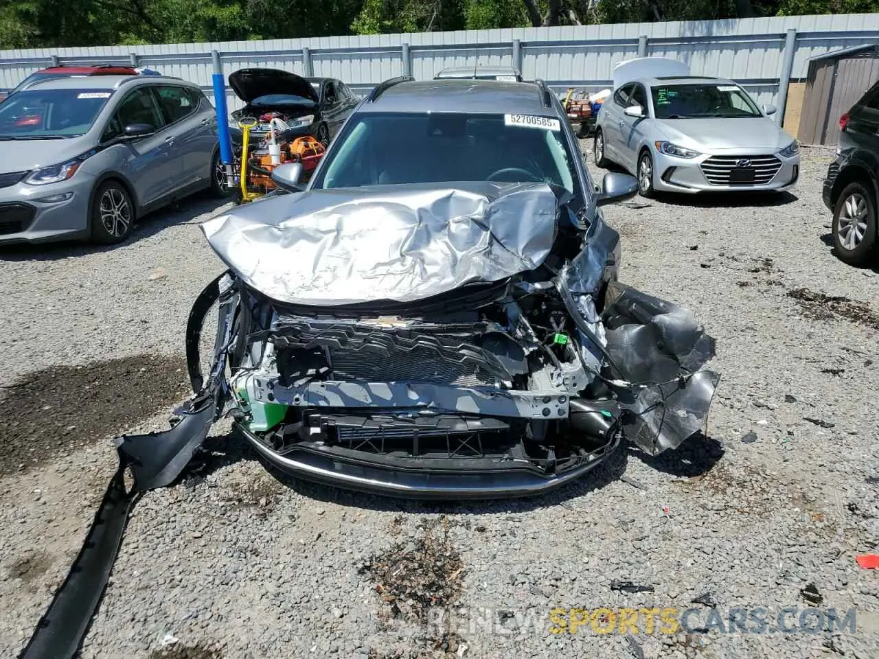 5 fotografías del automóvil dañado KL77LHEP6SC031505 CHEVROLET TRAX 2025