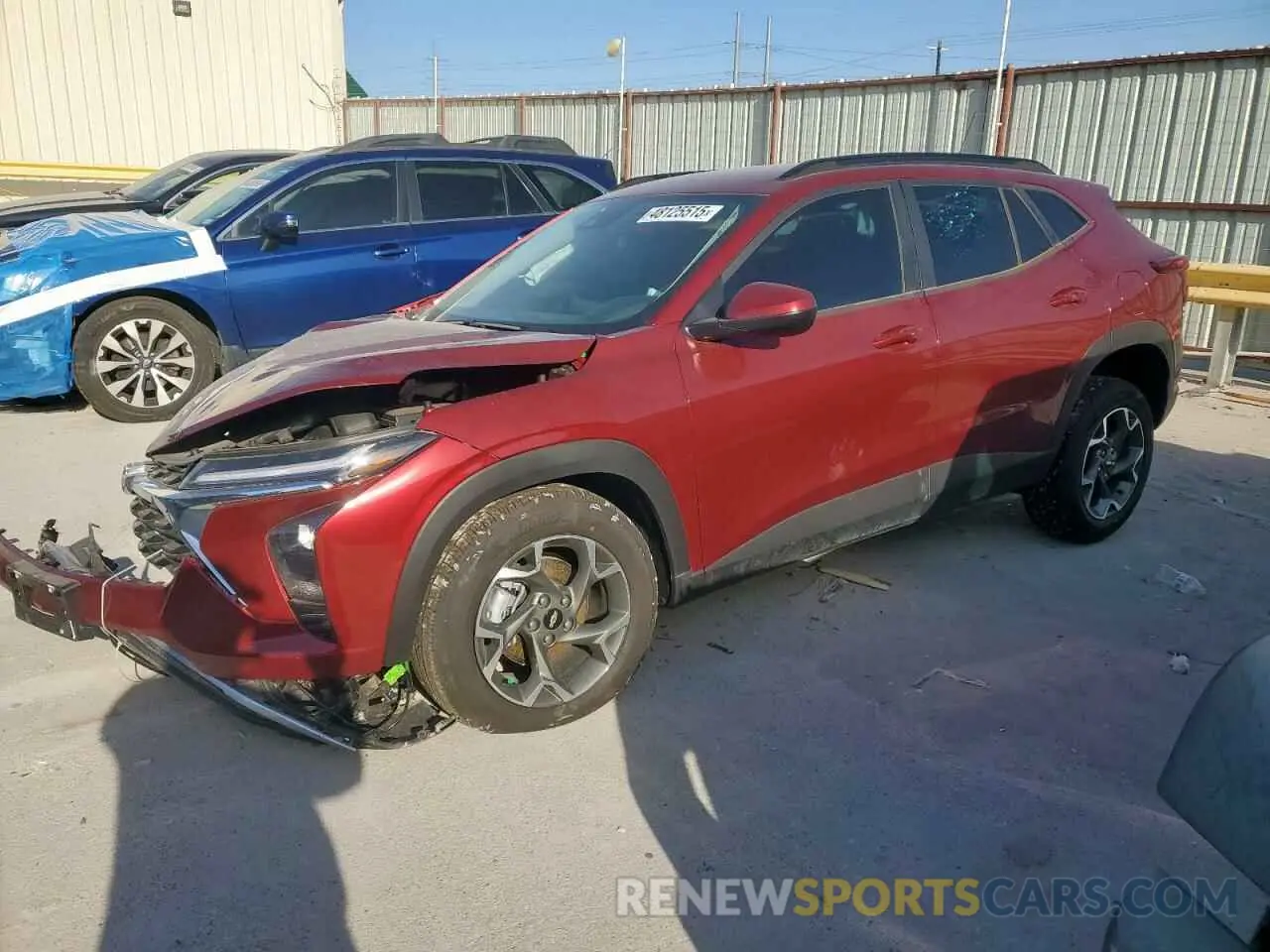 1 fotografías del automóvil dañado KL77LHEP6SC157850 CHEVROLET TRAX 2025