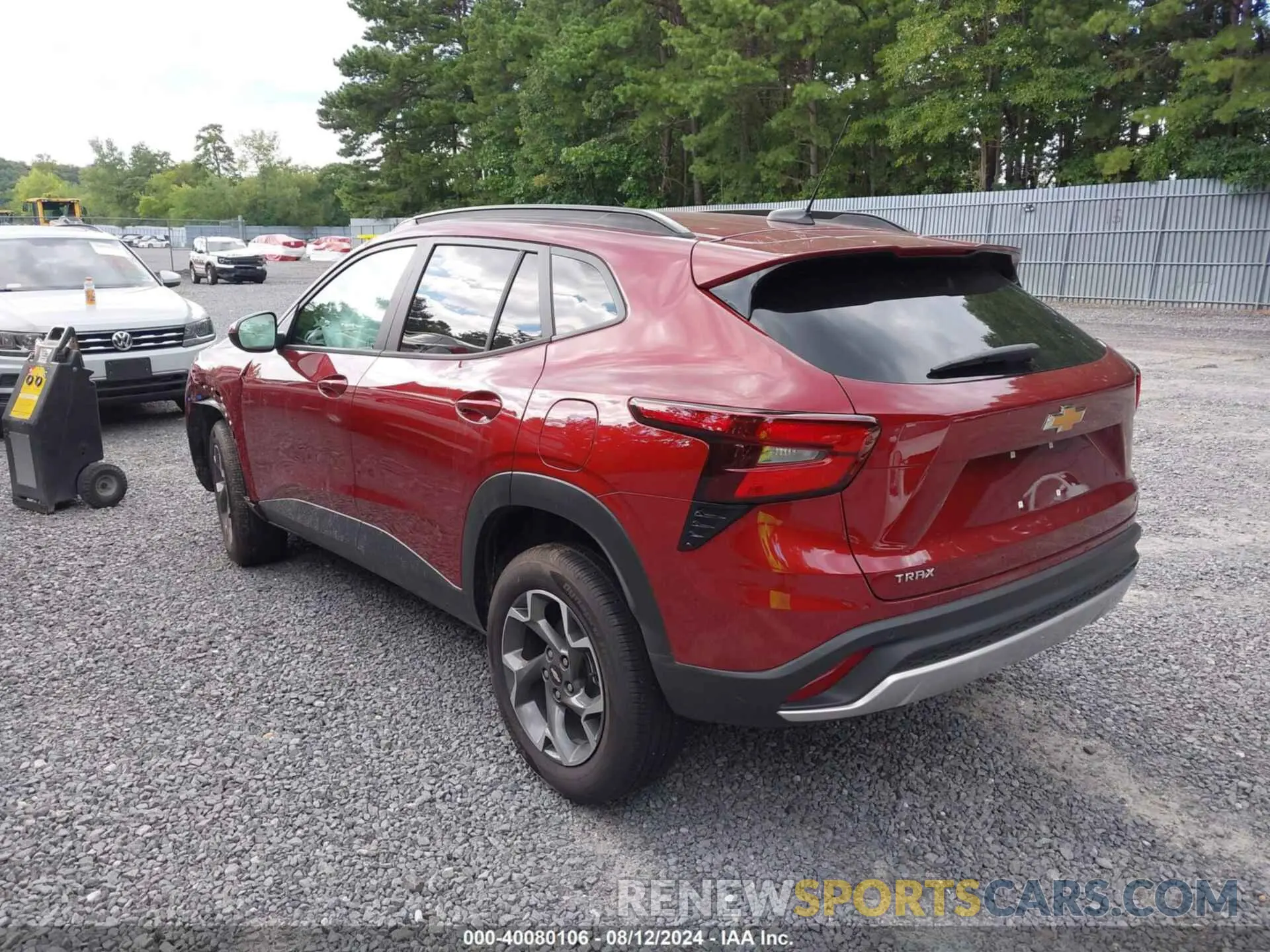3 fotografías del automóvil dañado KL77LHEP7SC000313 CHEVROLET TRAX 2025