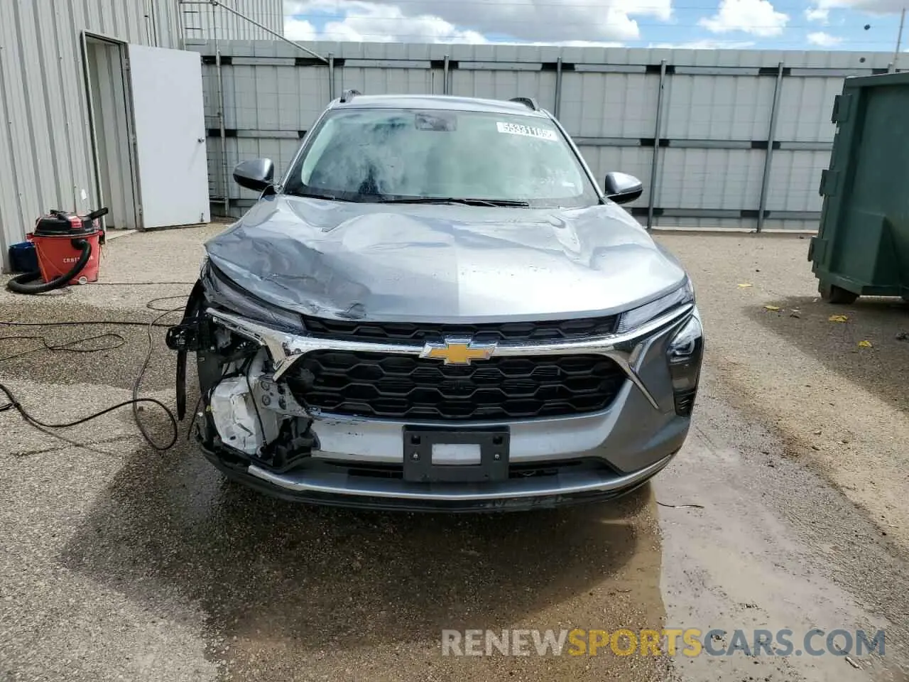 5 fotografías del automóvil dañado KL77LHEP7SC196575 CHEVROLET TRAX 2025