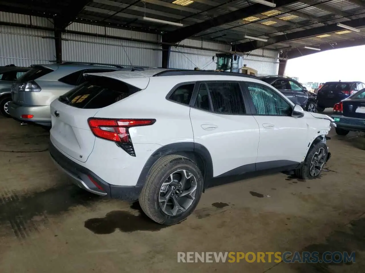 3 fotografías del automóvil dañado KL77LHEP8SC066594 CHEVROLET TRAX 2025