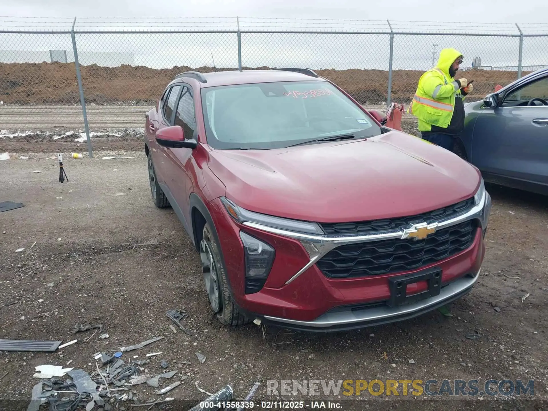1 fotografías del automóvil dañado KL77LHEP8SC074582 CHEVROLET TRAX 2025