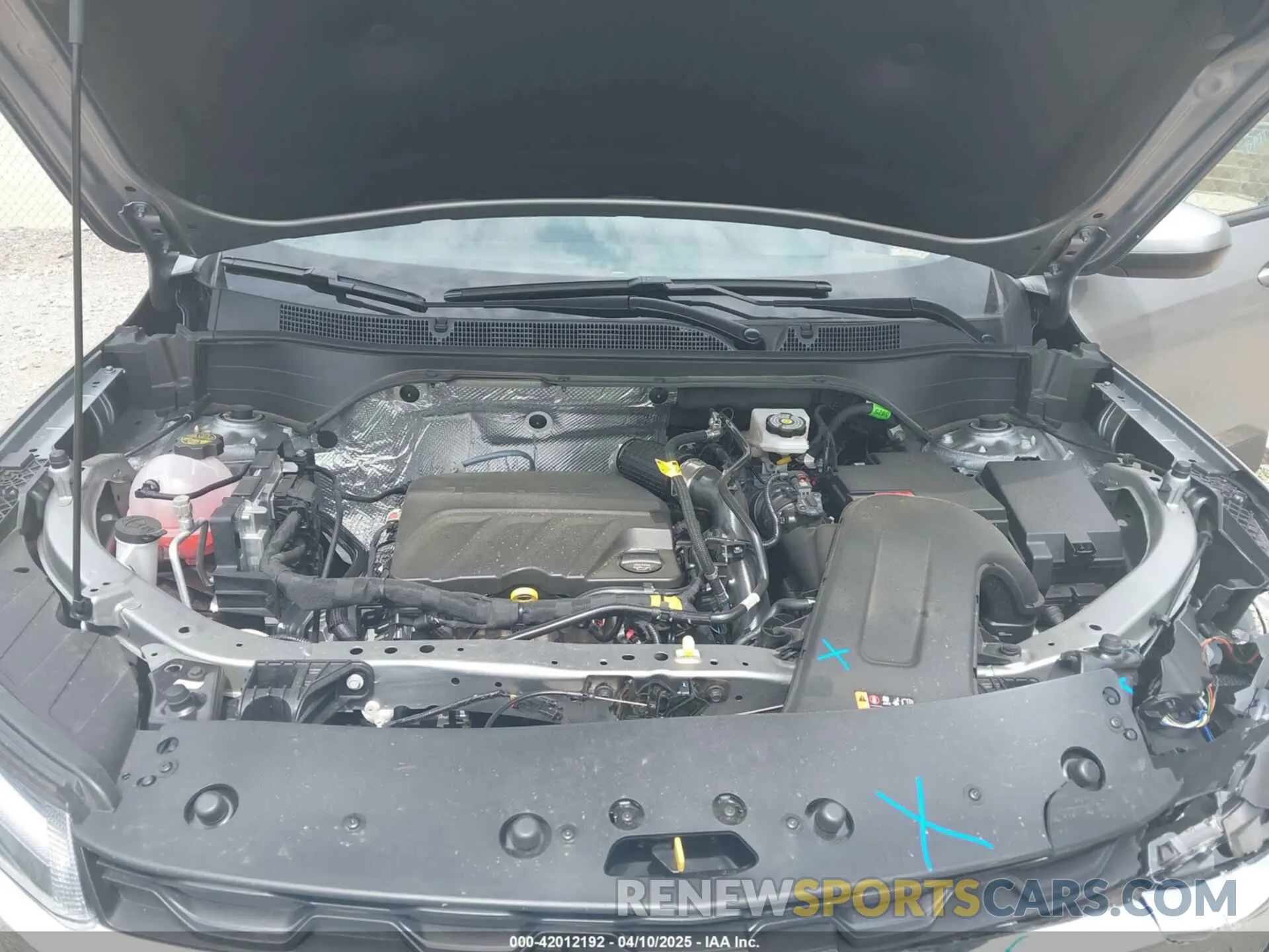 10 fotografías del automóvil dañado KL77LHEP8SC153816 CHEVROLET TRAX 2025