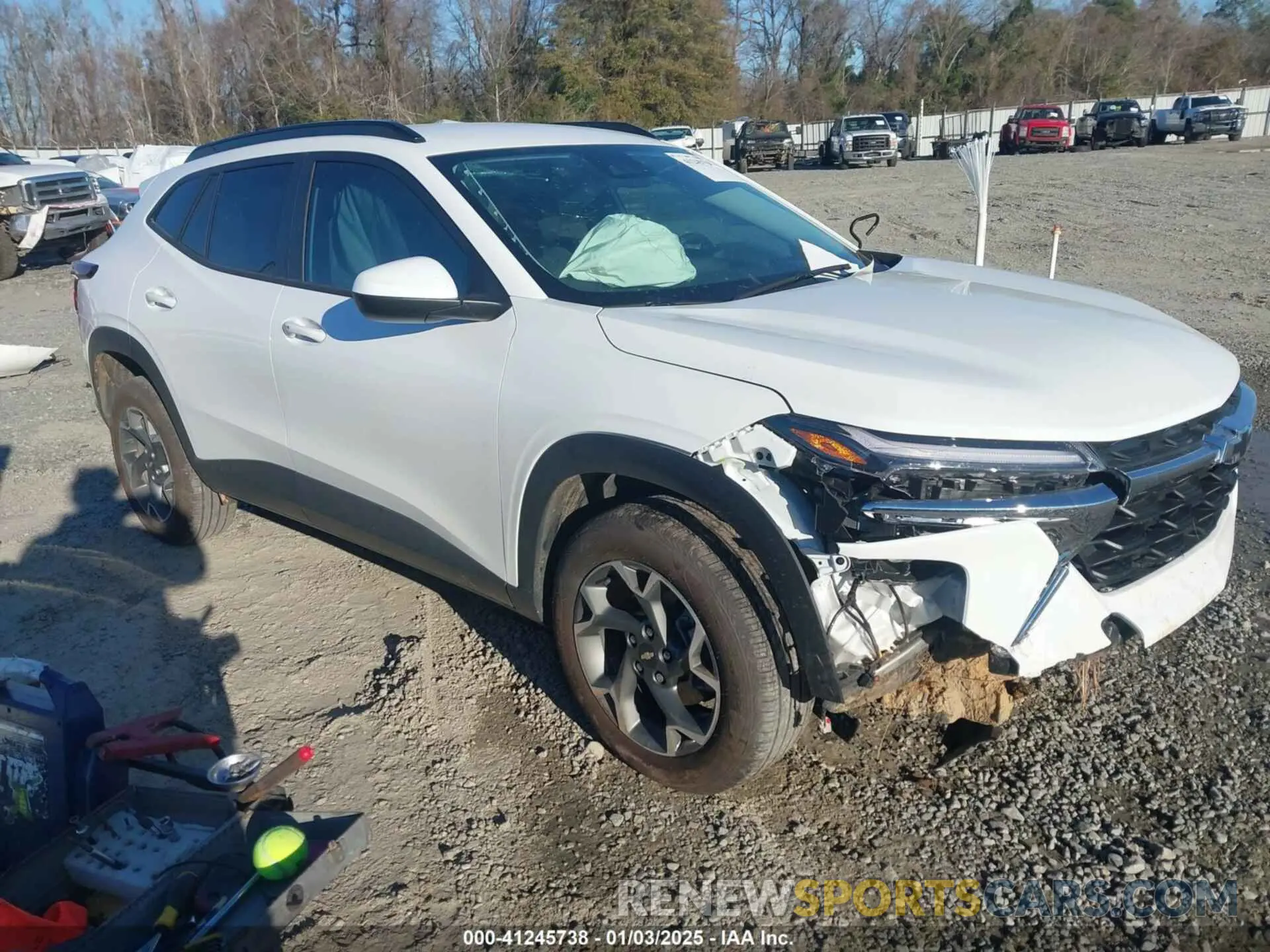 1 fotografías del automóvil dañado KL77LHEP9SC024354 CHEVROLET TRAX 2025