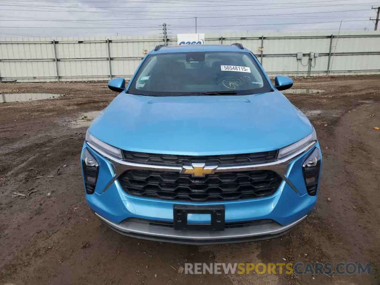 5 fotografías del automóvil dañado KL77LHEP9SC049271 CHEVROLET TRAX 2025