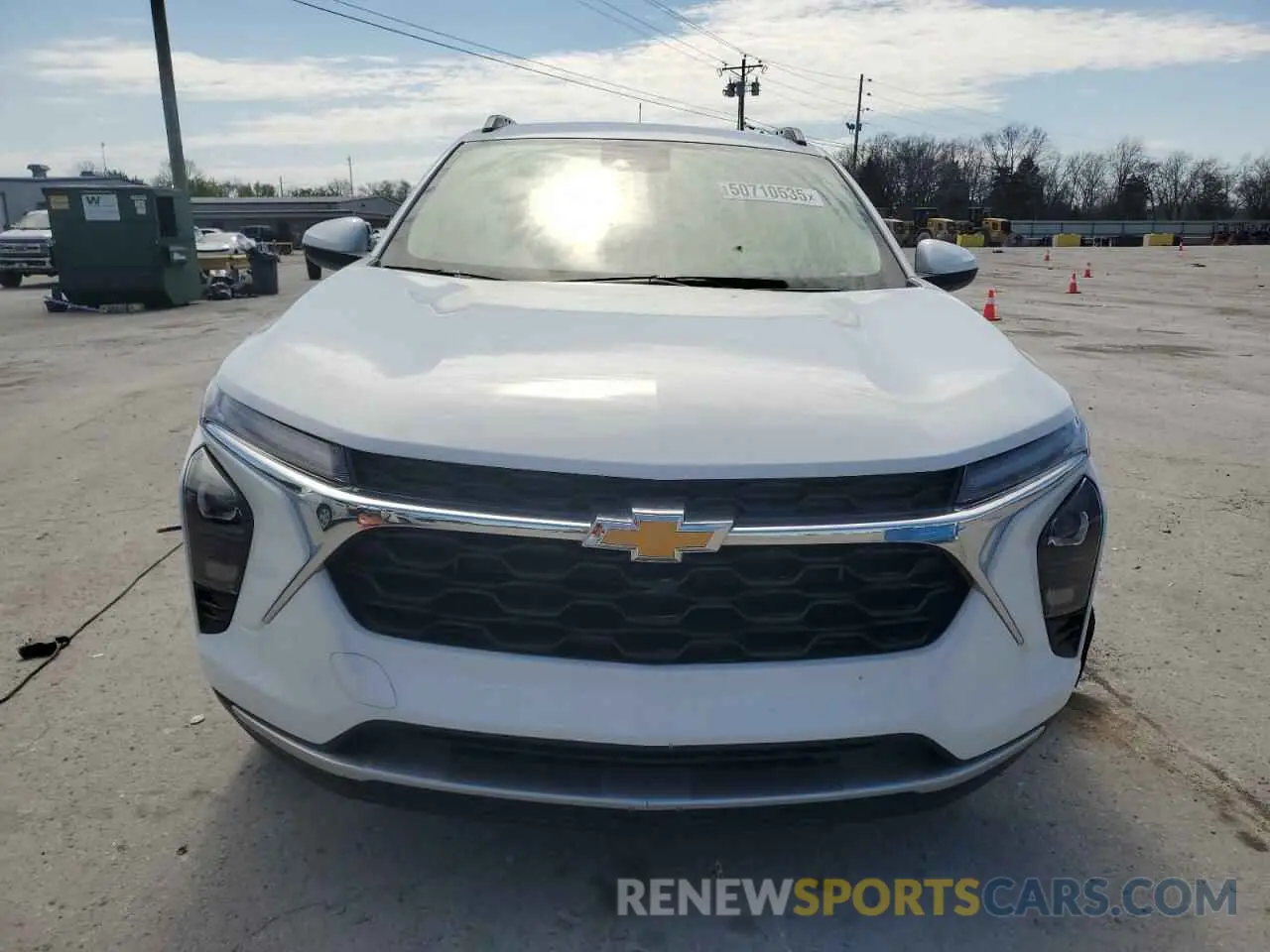 5 fotografías del automóvil dañado KL77LHEP9SC084554 CHEVROLET TRAX 2025