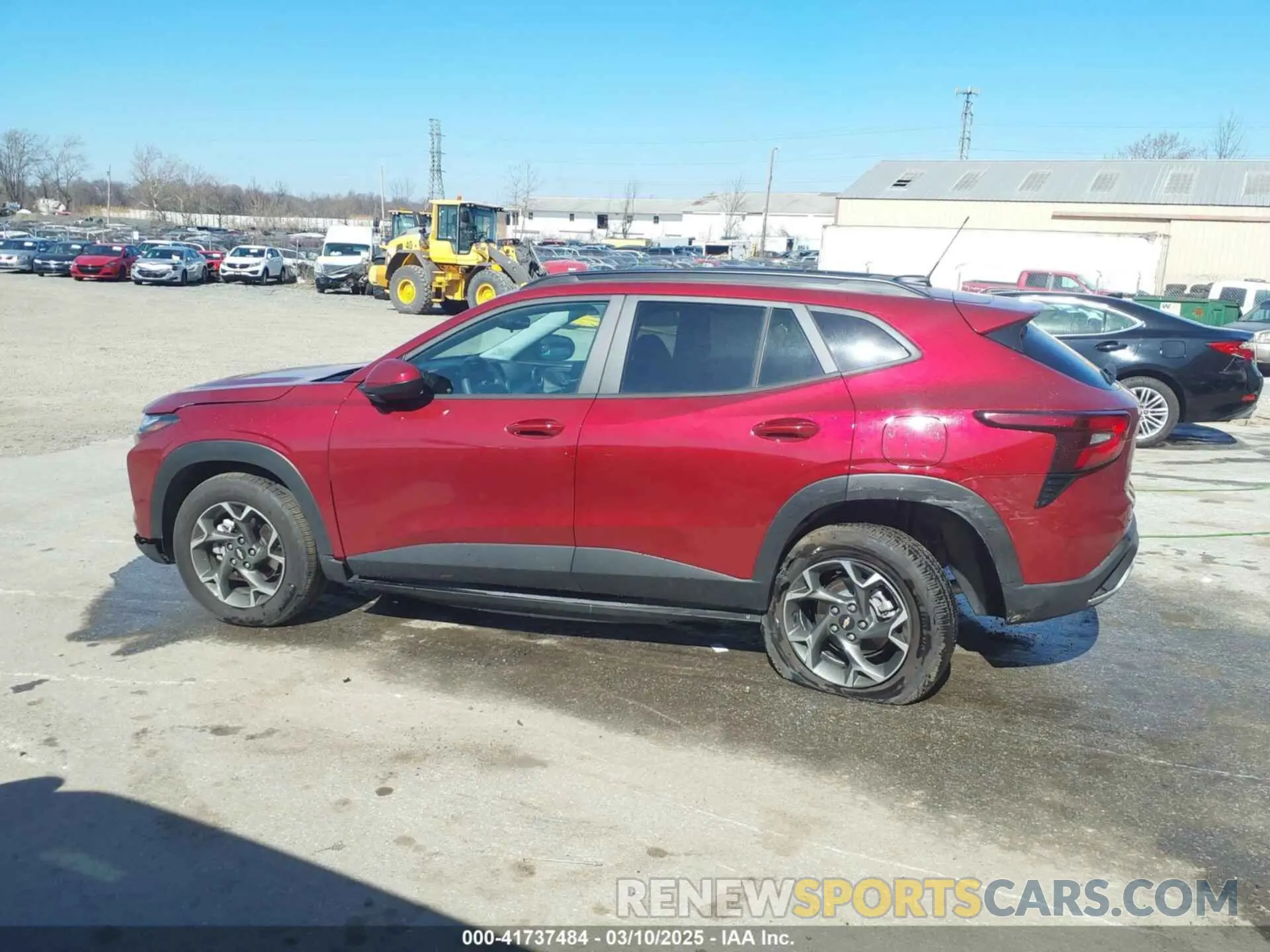 14 fotografías del automóvil dañado KL77LHEP9SC116581 CHEVROLET TRAX 2025