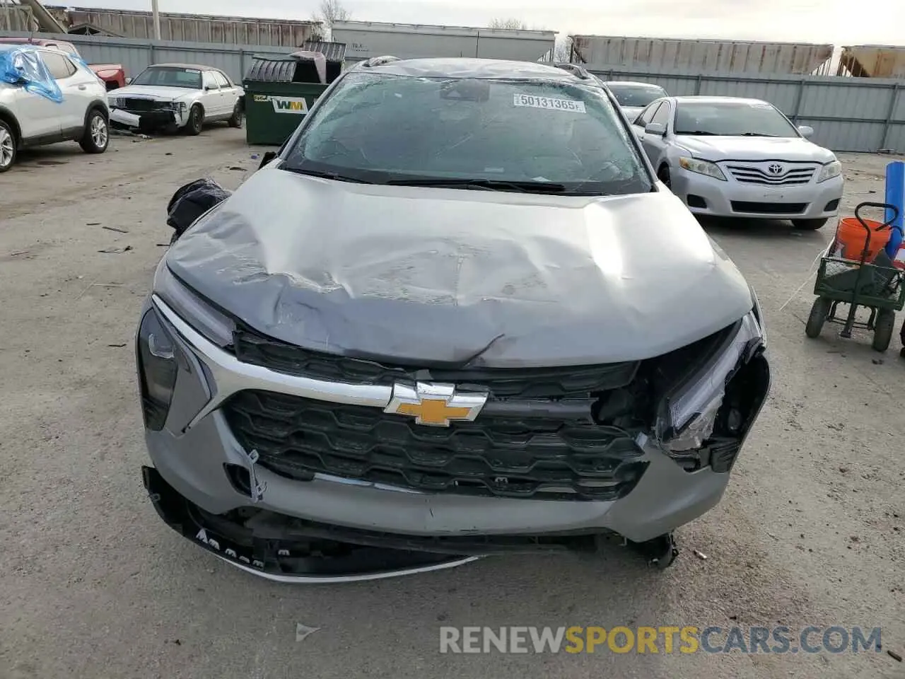 5 fotografías del automóvil dañado KL77LHEP9SC121179 CHEVROLET TRAX 2025