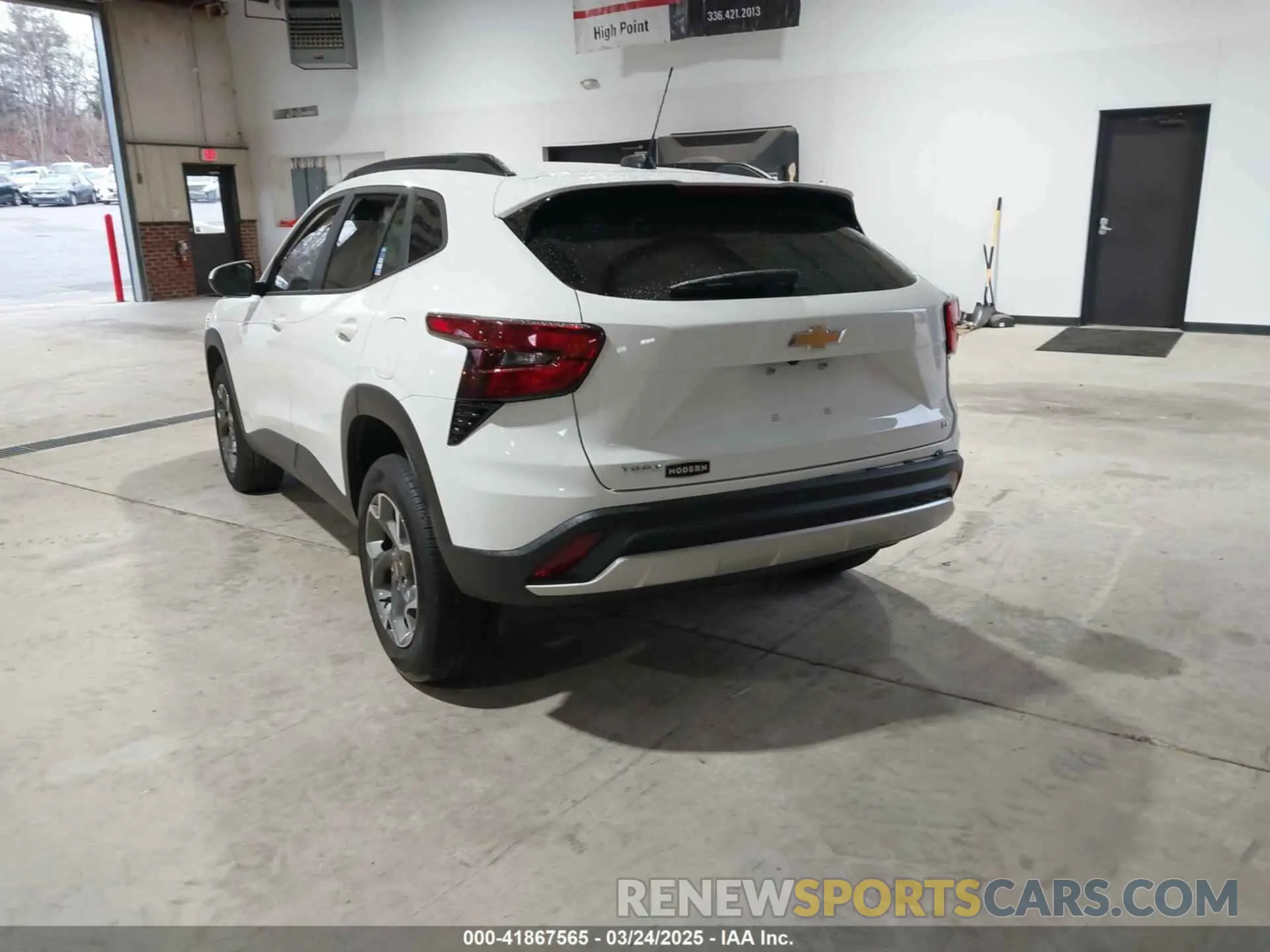 3 fotografías del automóvil dañado KL77LHEP9SC138564 CHEVROLET TRAX 2025
