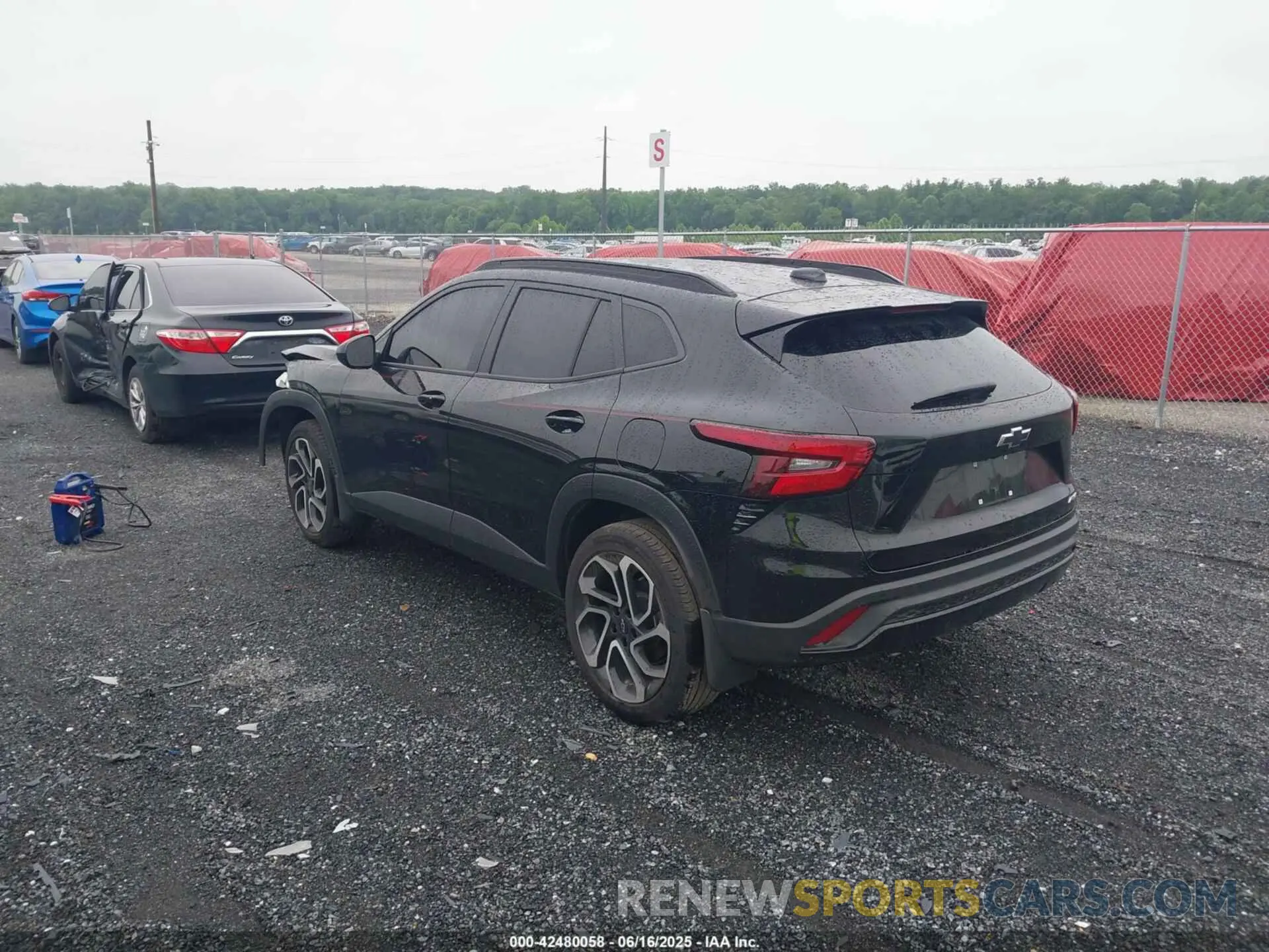 3 fotografías del automóvil dañado KL77LJEP1SC001254 CHEVROLET TRAX 2025