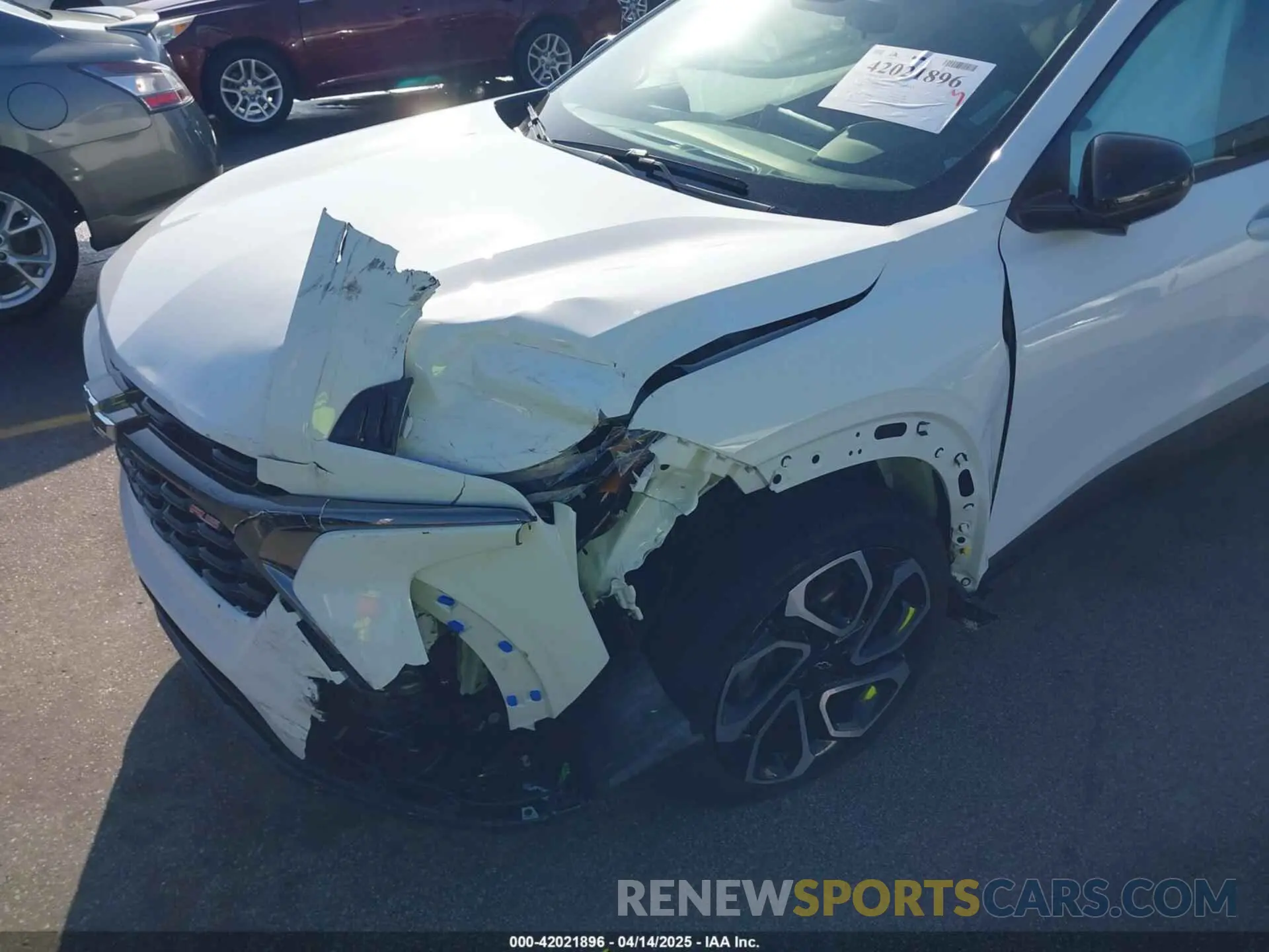 6 fotografías del automóvil dañado KL77LJEP3SC099073 CHEVROLET TRAX 2025